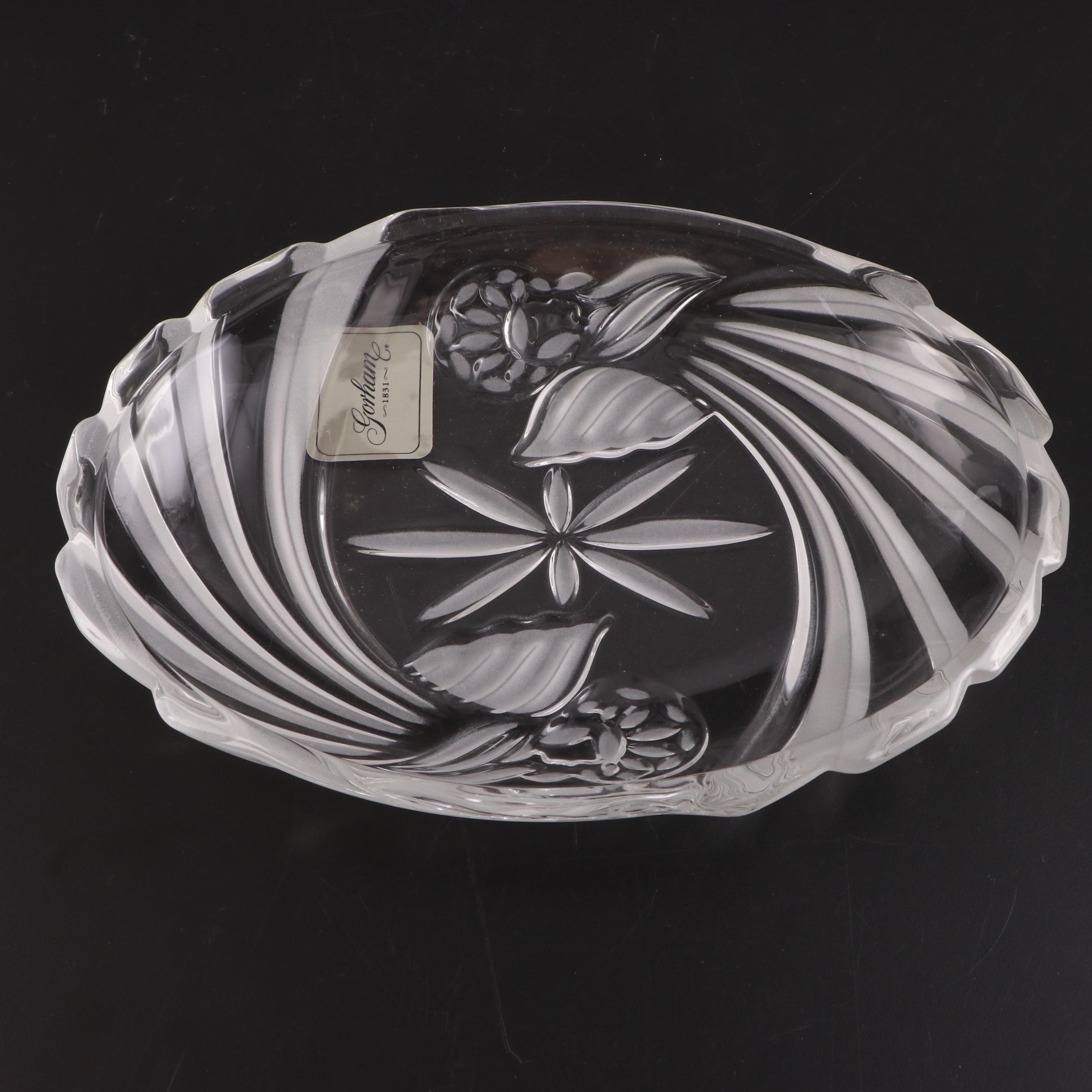 Gorham Crystal Candy Dishes and Ornaments with Studio Nova Silver Candy Dish