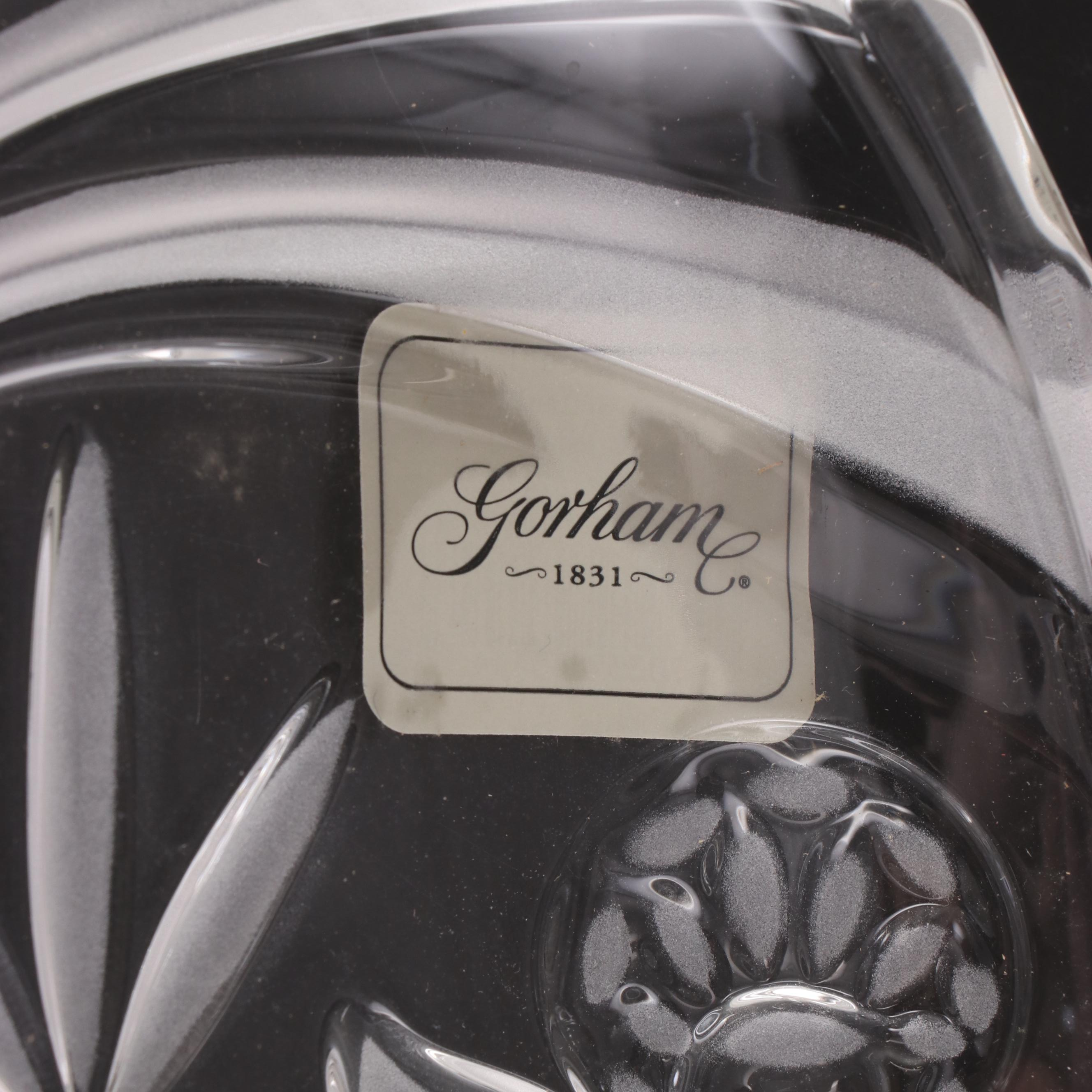 Gorham Crystal Candy Dishes and Ornaments with Studio Nova Silver Candy Dish