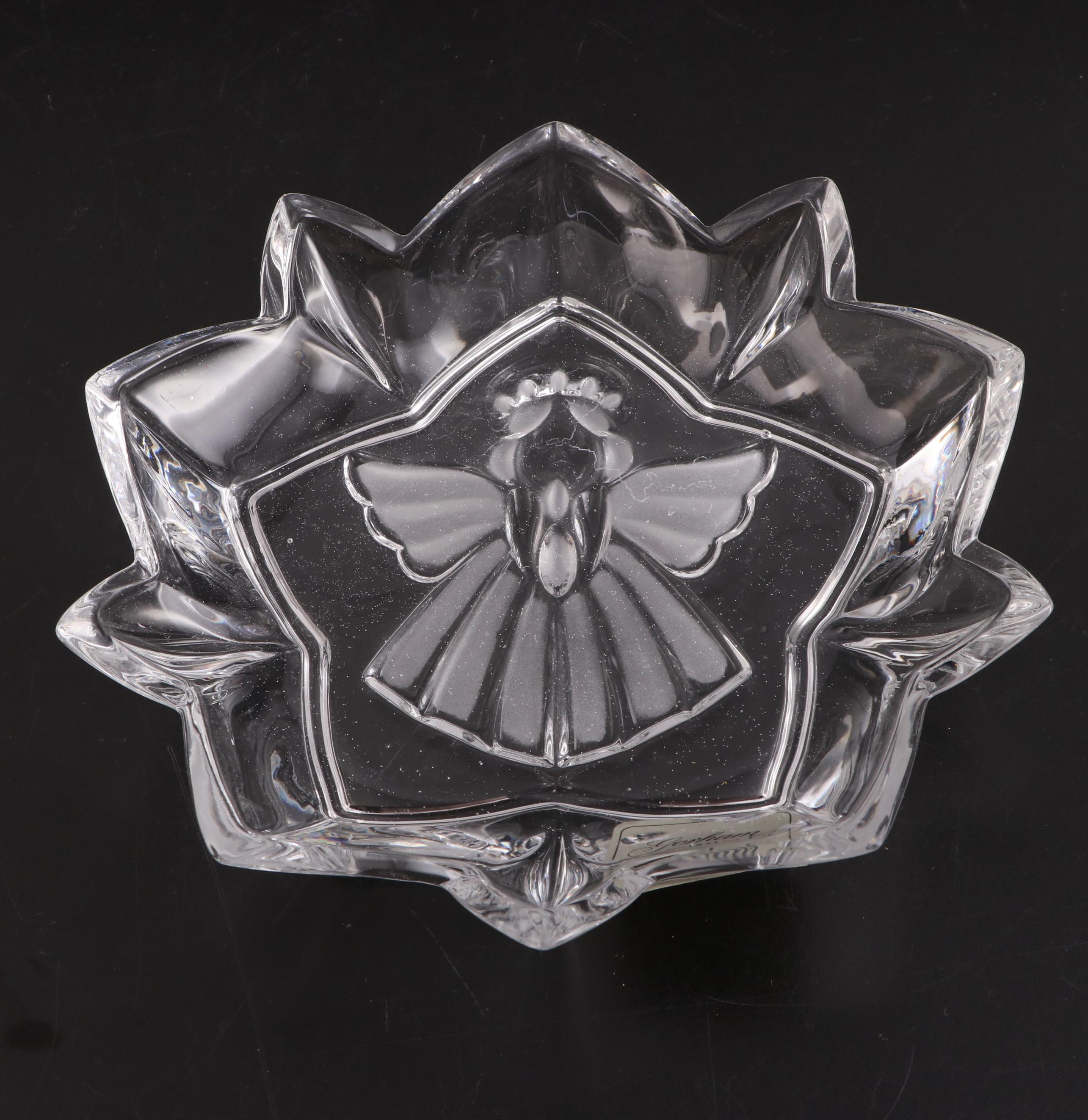 Gorham Crystal Candy Dishes and Ornaments with Studio Nova Silver Candy Dish