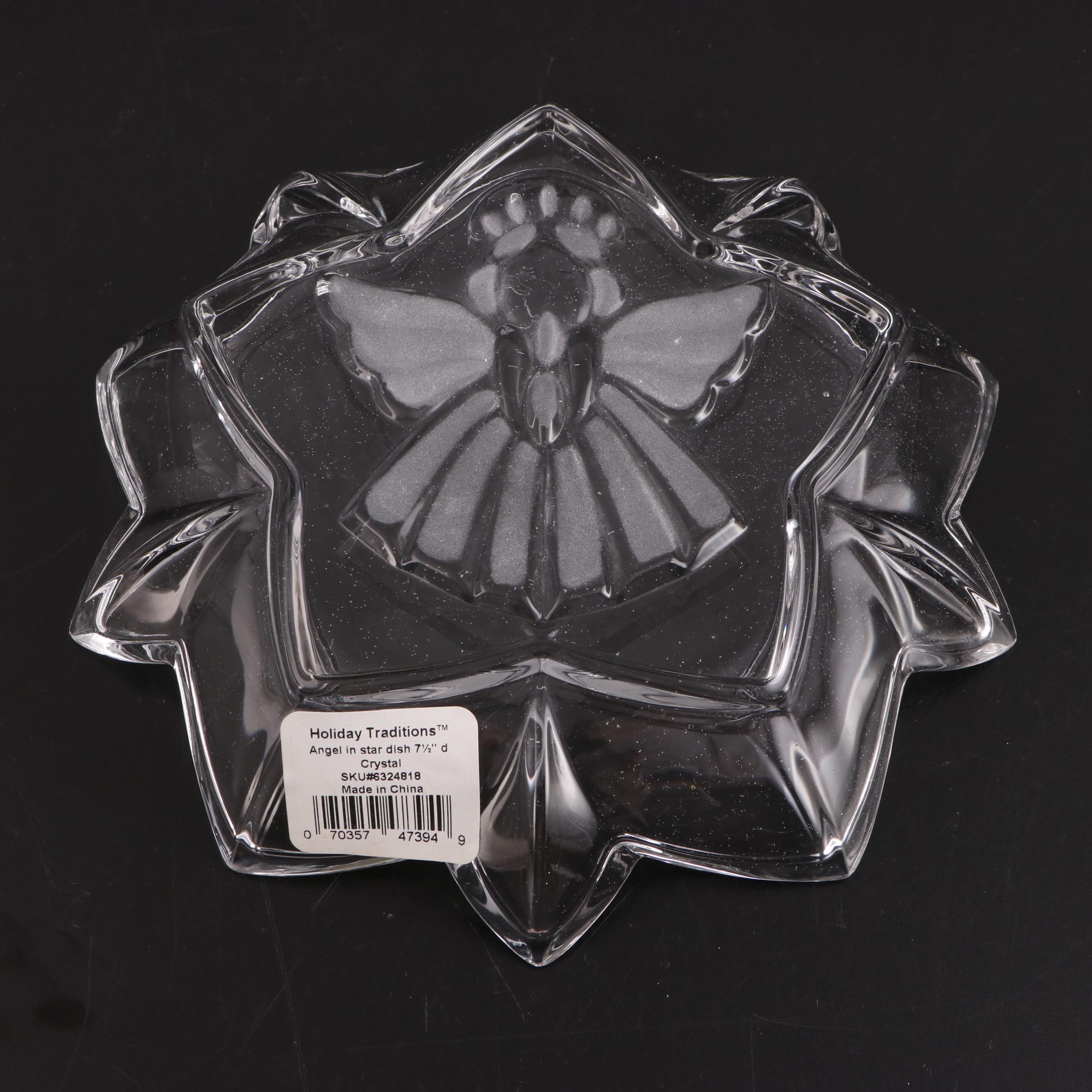 Gorham Crystal Candy Dishes and Ornaments with Studio Nova Silver Candy Dish