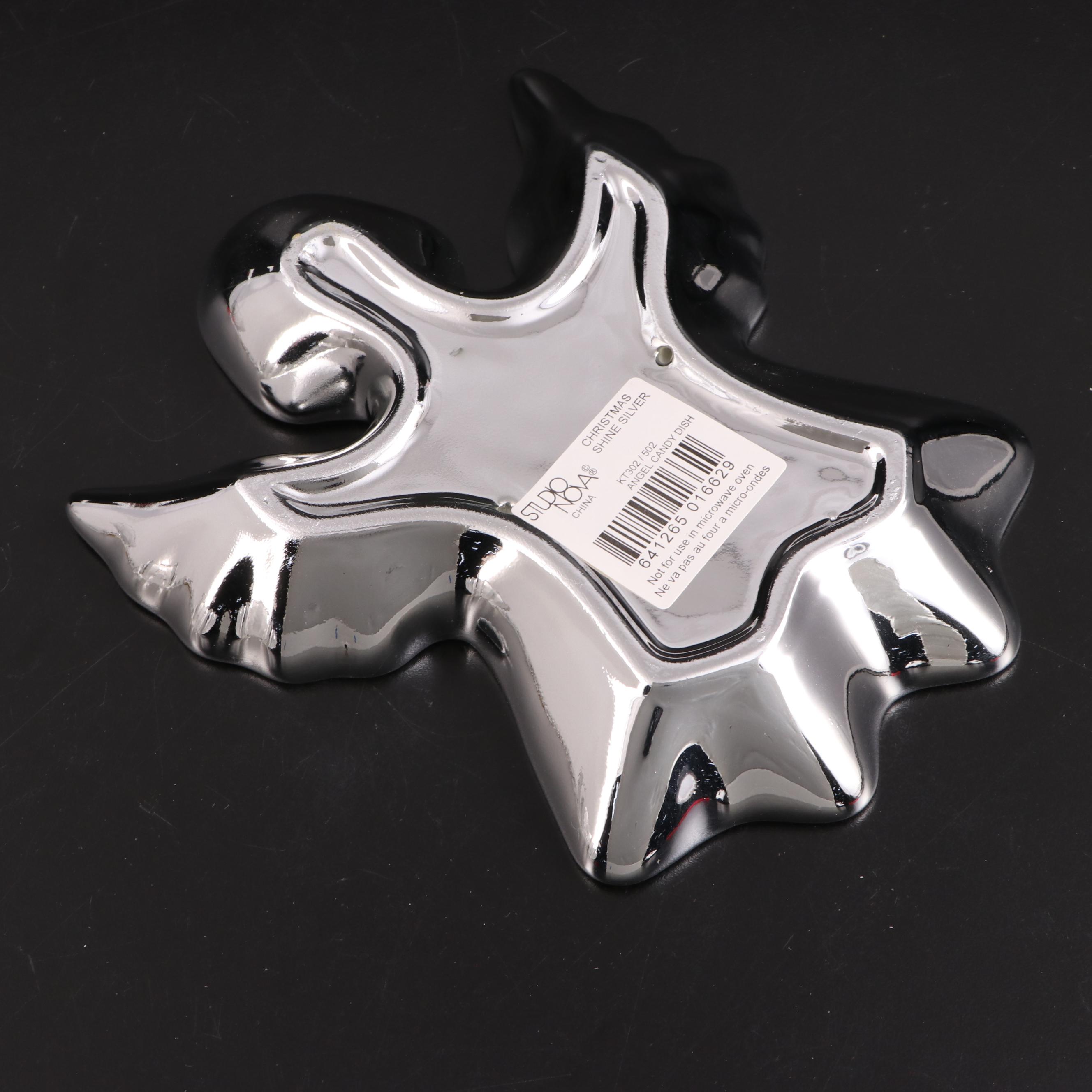 Gorham Crystal Candy Dishes and Ornaments with Studio Nova Silver Candy Dish