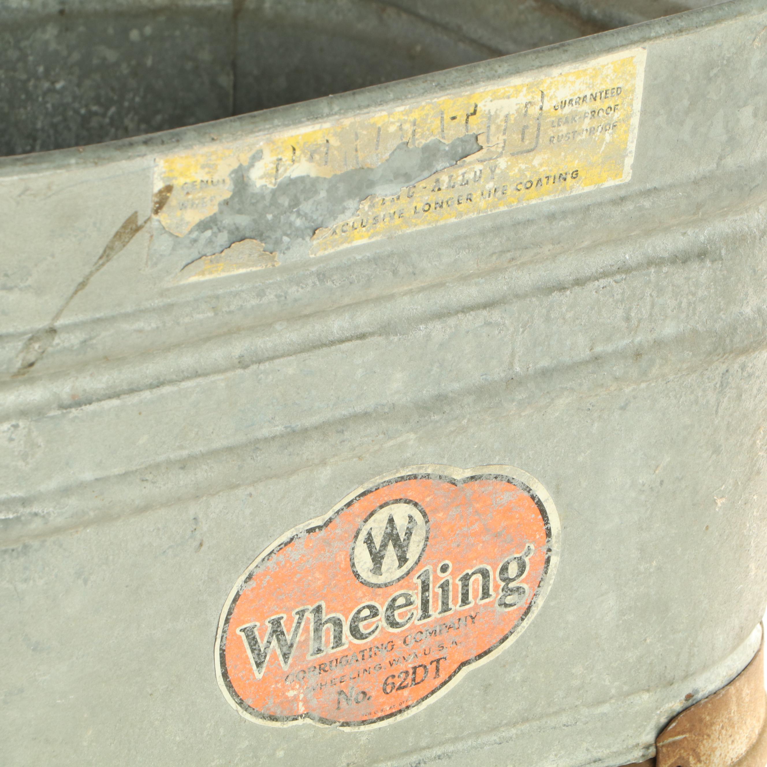 Wheeling Wash Basins with Stand