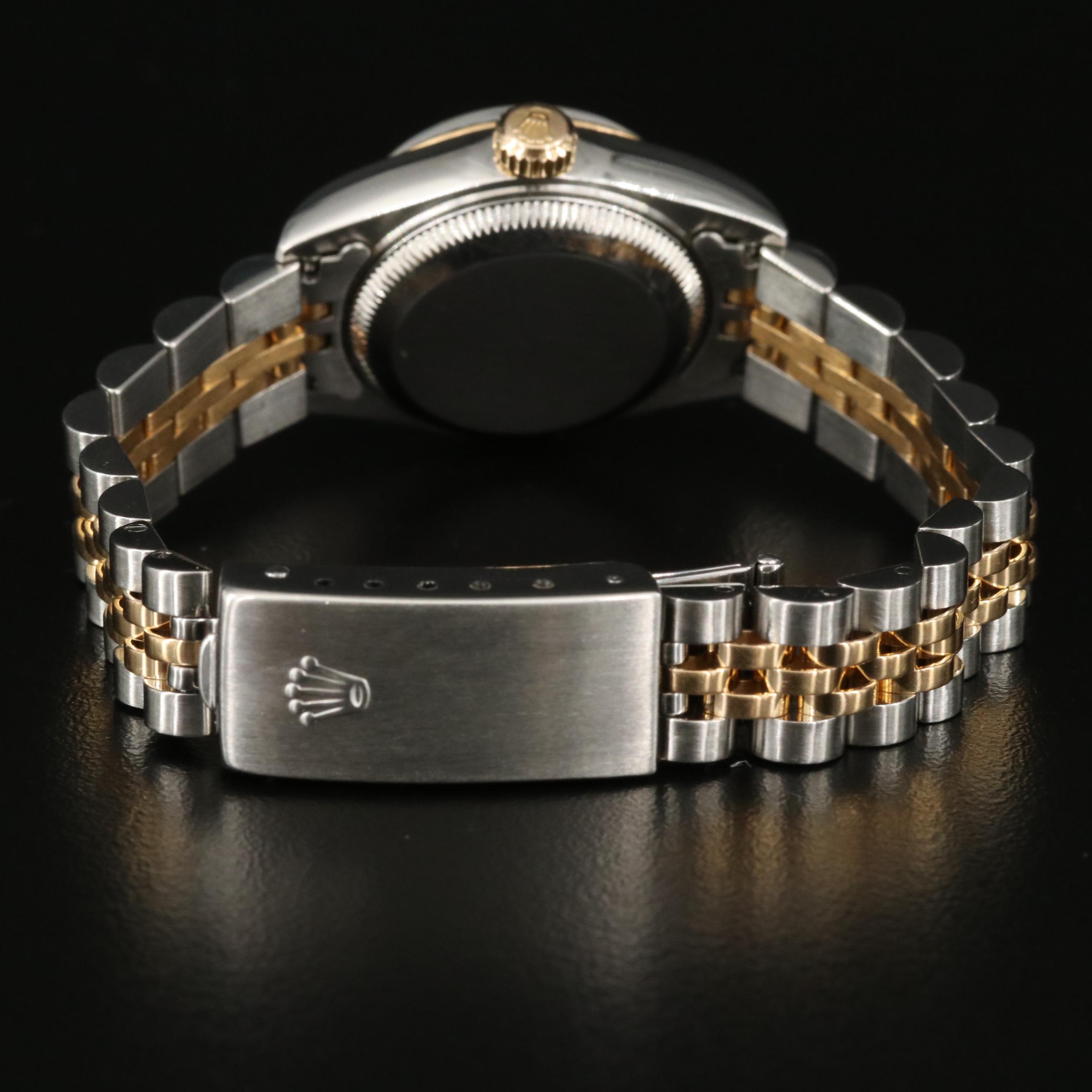 1999 Rolex Factory Diamond Dial Datejust Watch