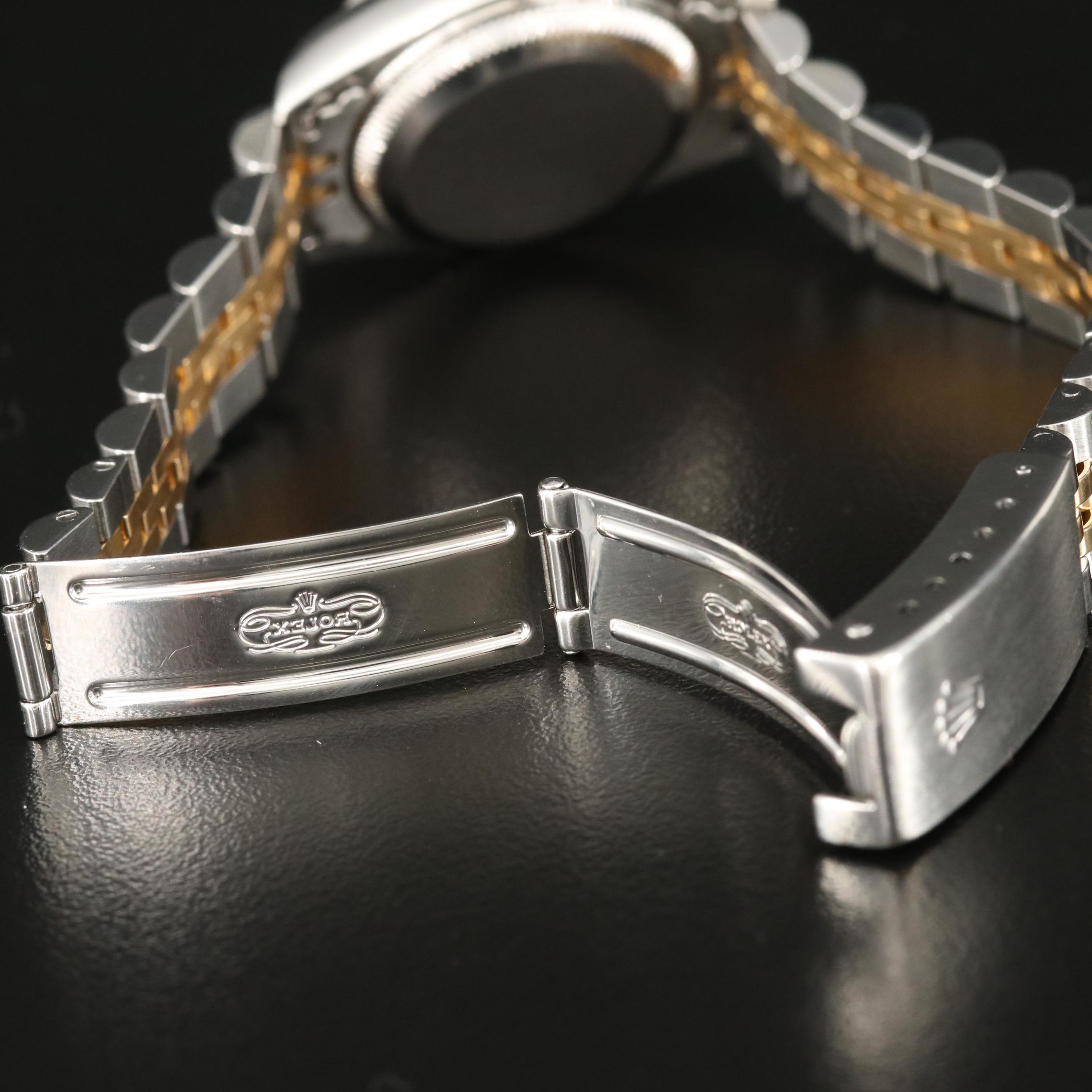 1999 Rolex Factory Diamond Dial Datejust Watch