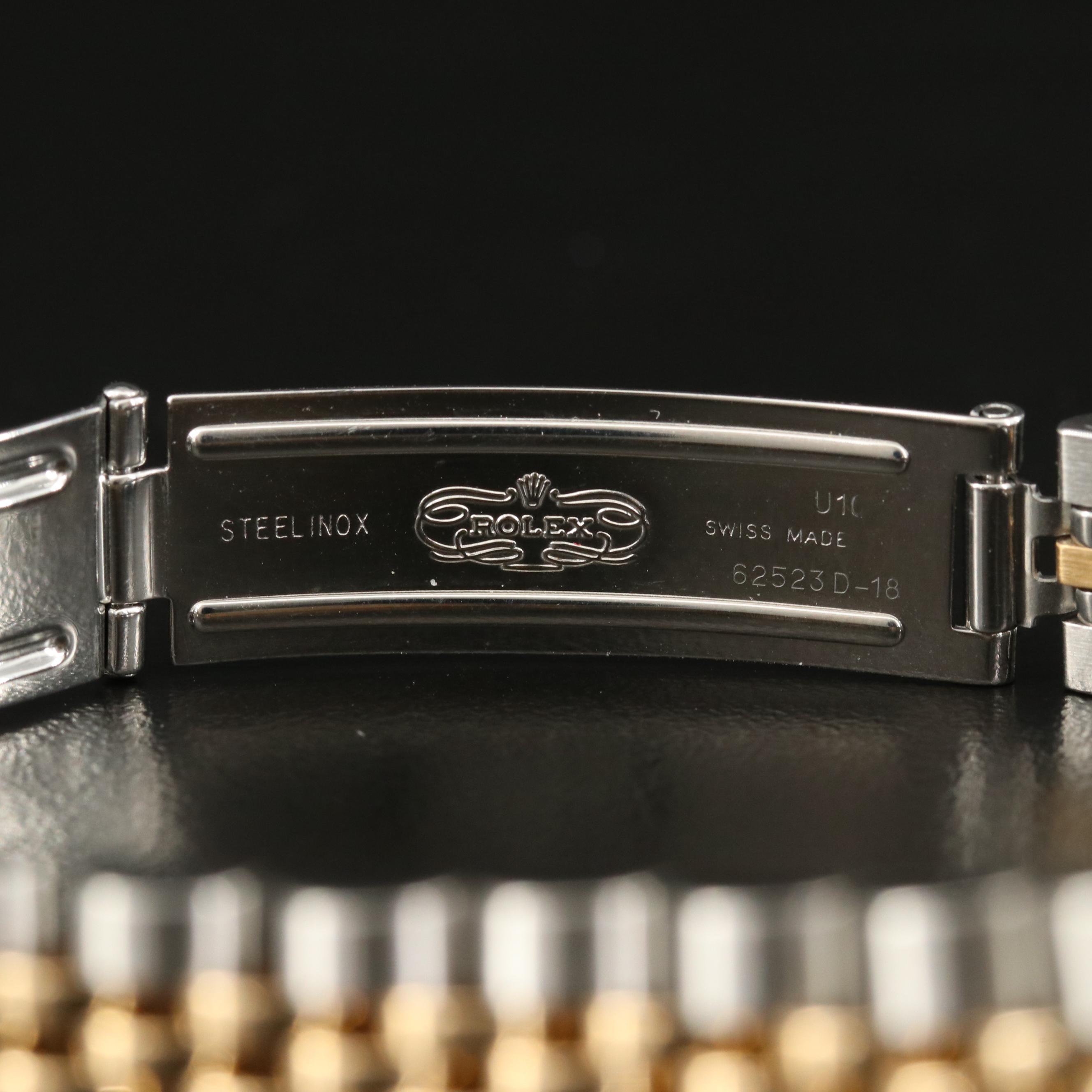 1999 Rolex Factory Diamond Dial Datejust Watch