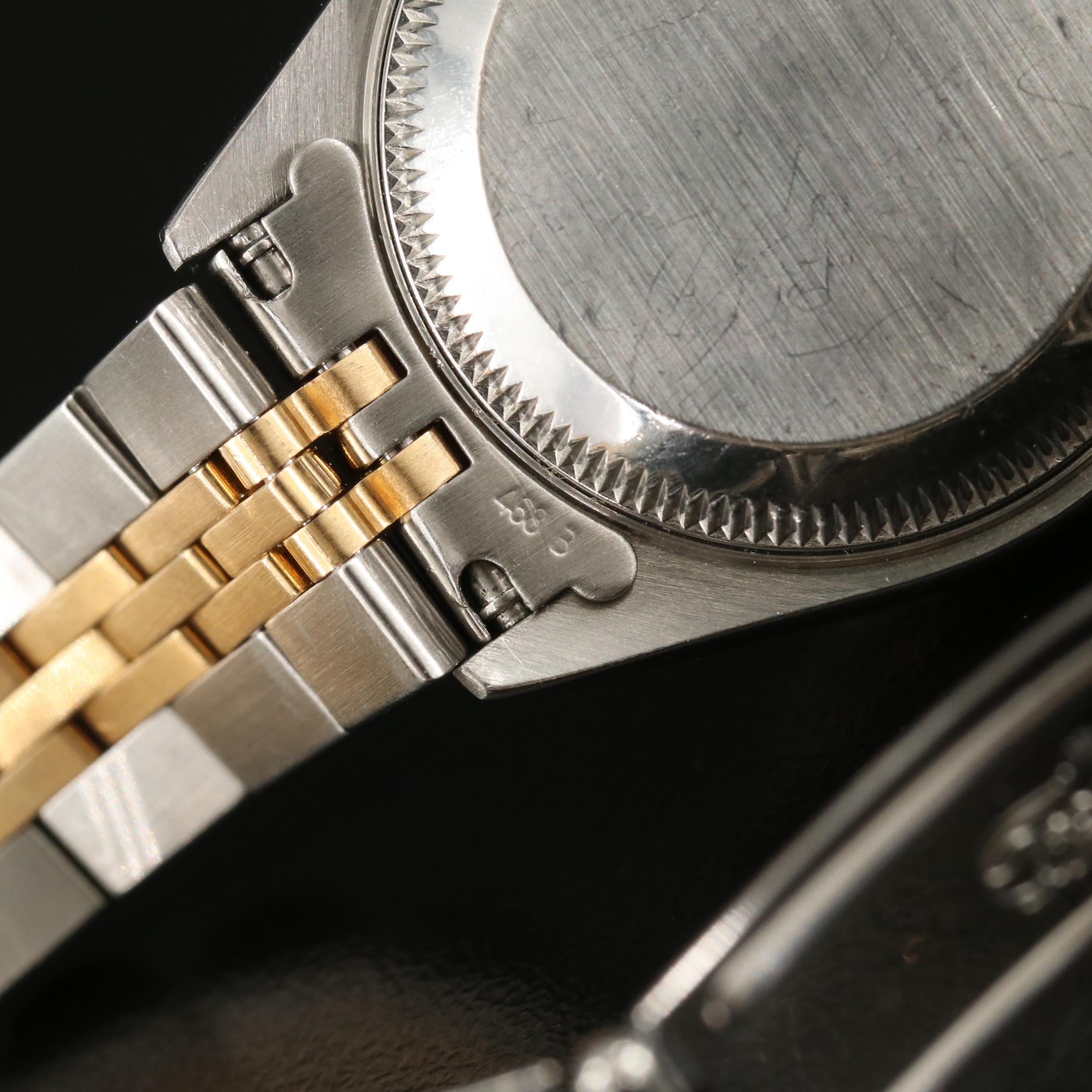 1999 Rolex Factory Diamond Dial Datejust Watch