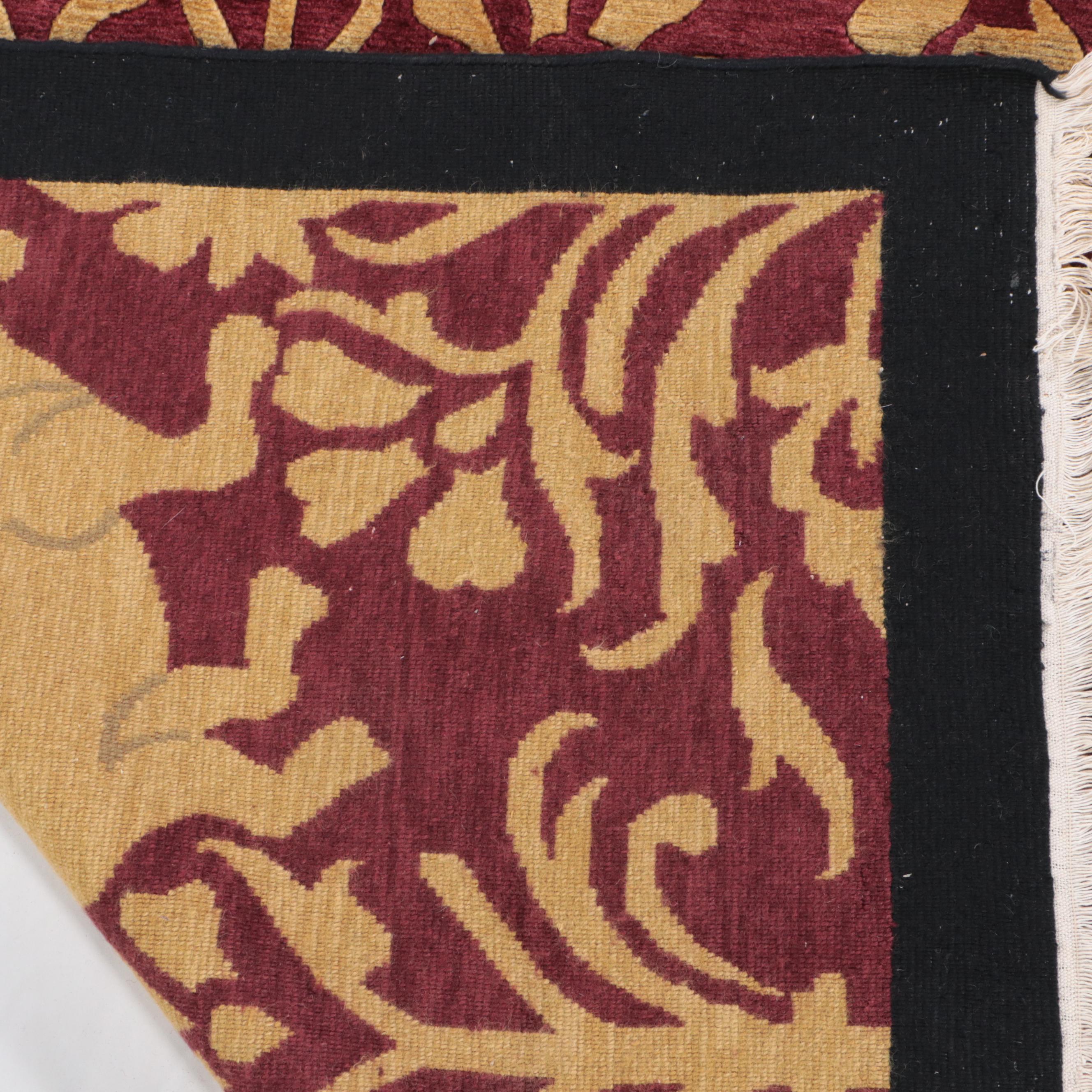 7'10 x 10'3 Hand-Knotted Indo-Spanish Area Rug