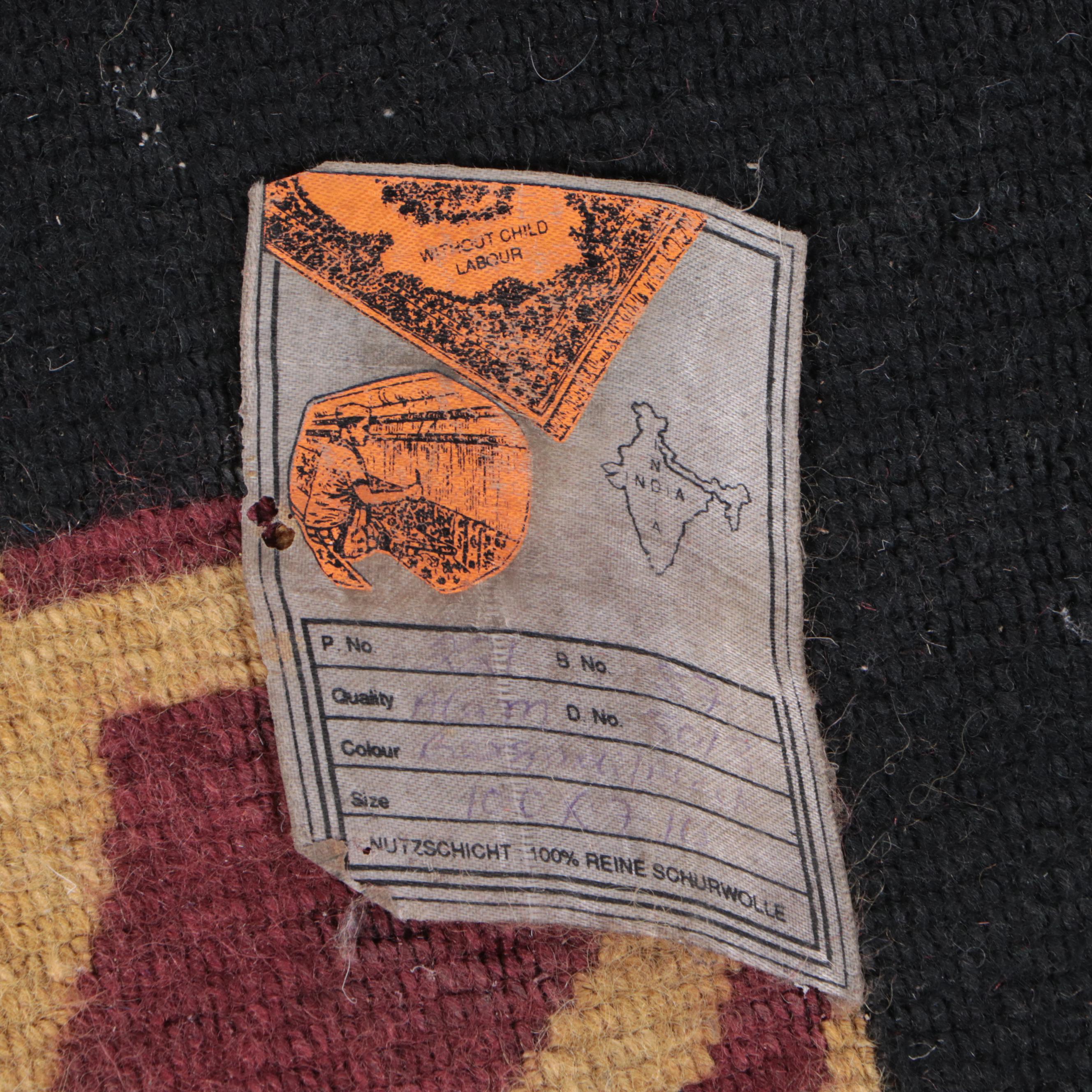 7'10 x 10'3 Hand-Knotted Indo-Spanish Area Rug