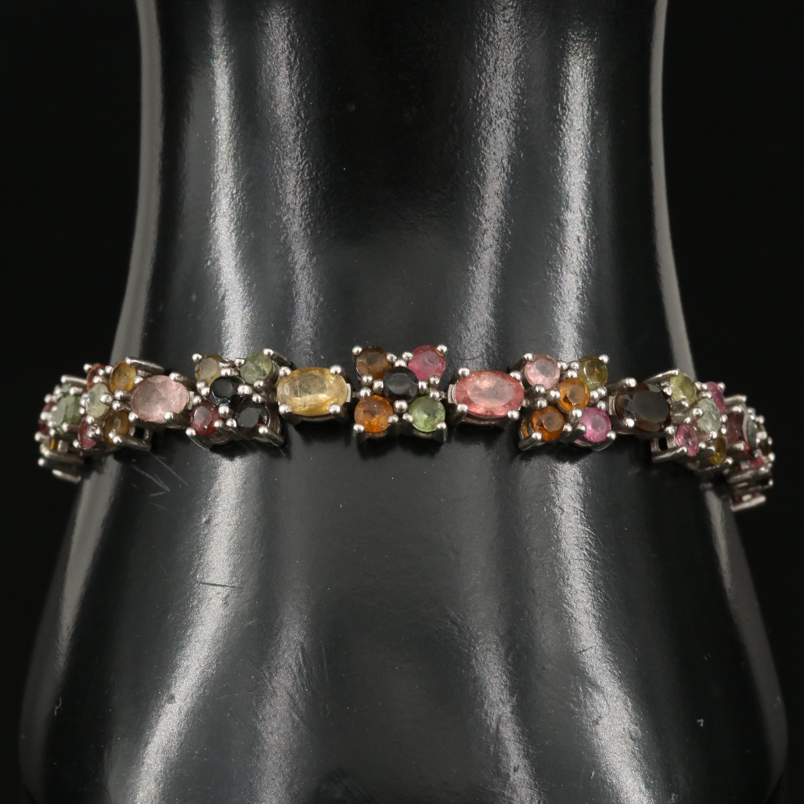 Sterling Tourmaline Bracelet