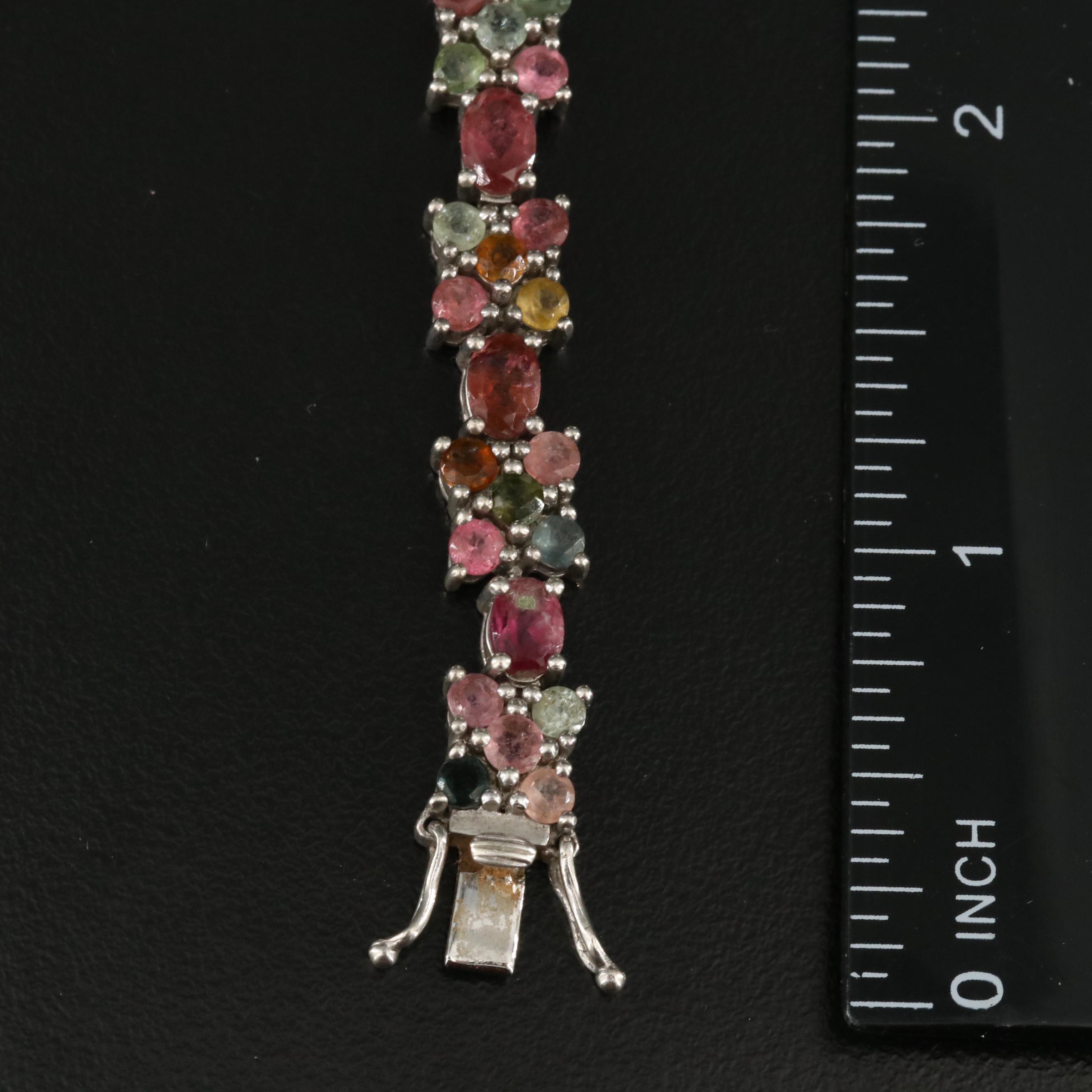 Sterling Tourmaline Bracelet