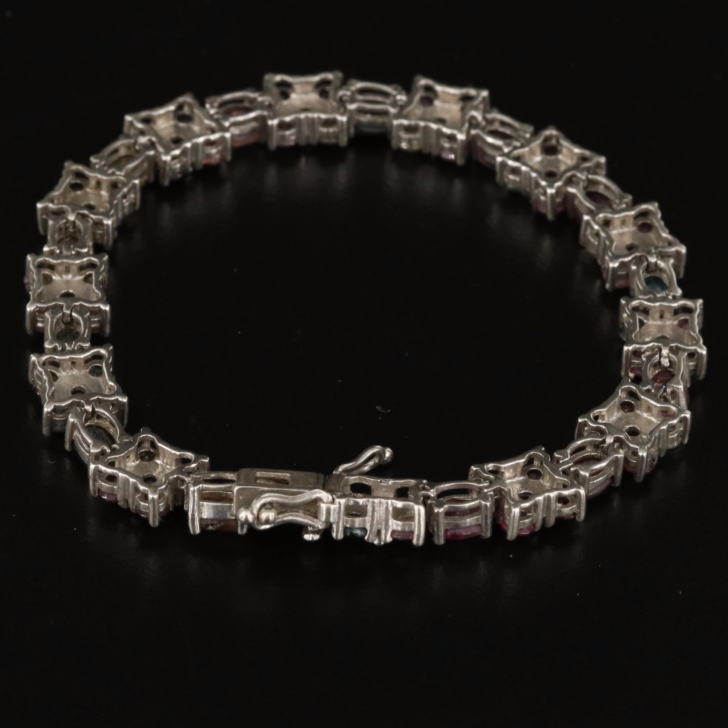 Sterling Tourmaline Bracelet