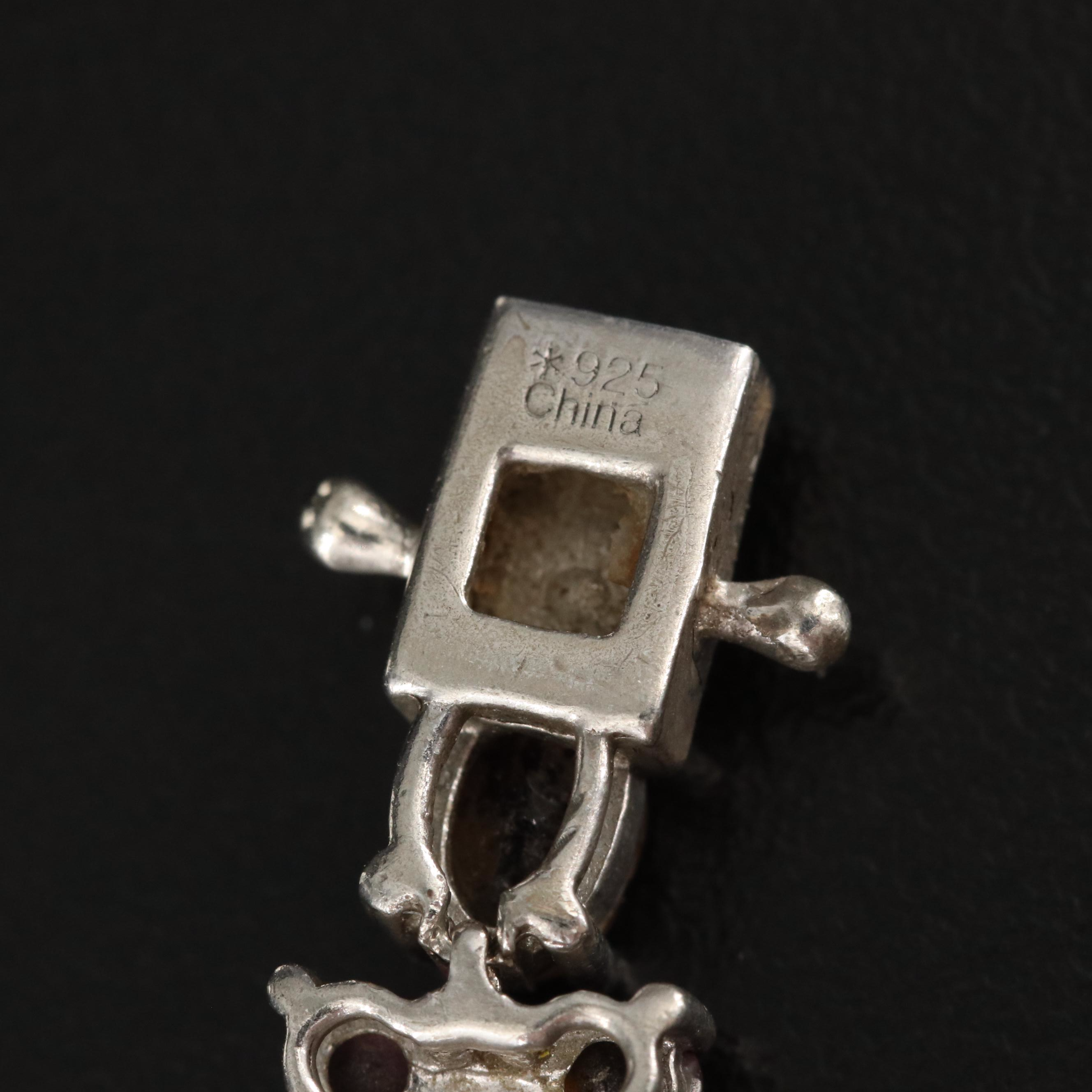 Sterling Tourmaline Bracelet