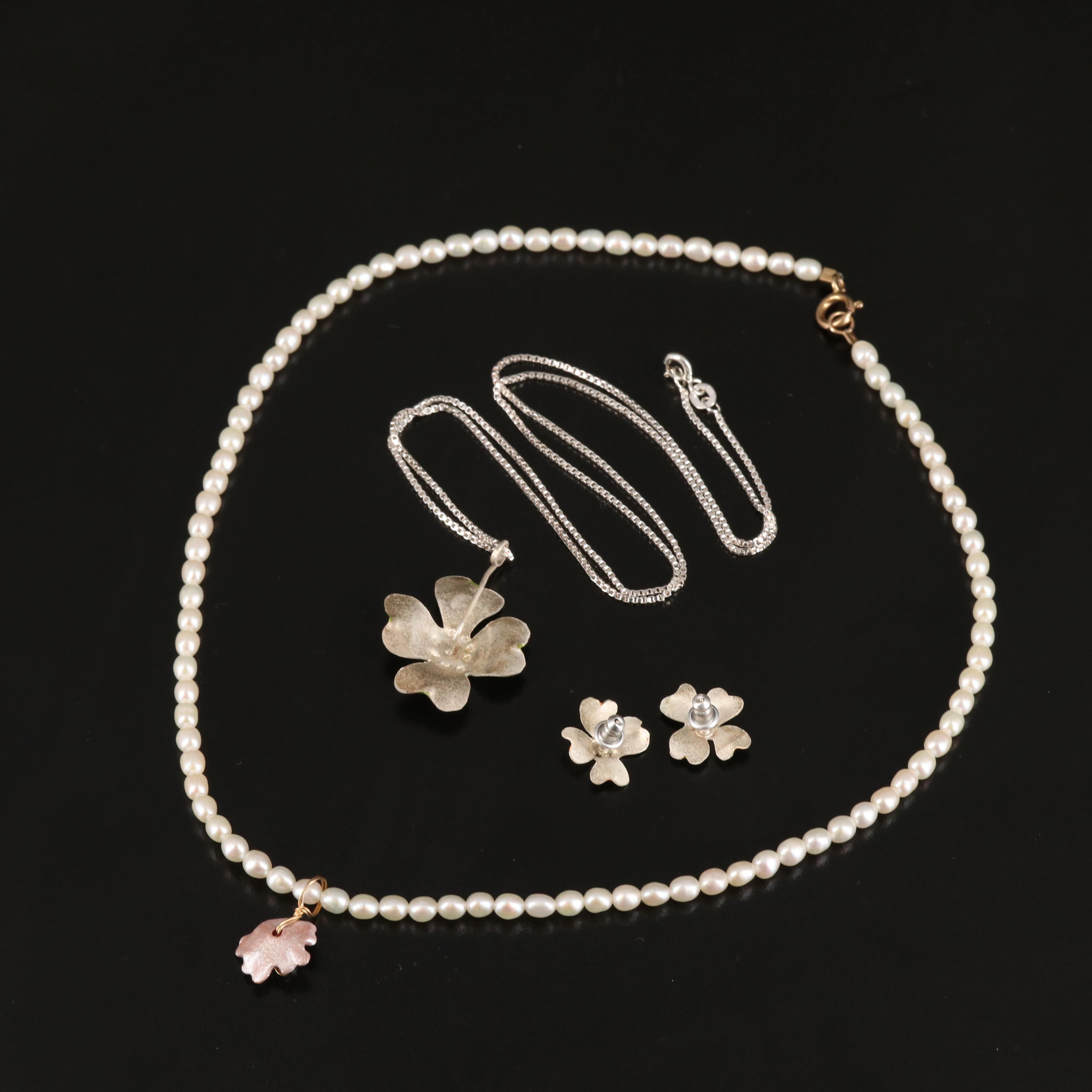 Amy Greely Featured in Jewelry Including Sterling and Pearls