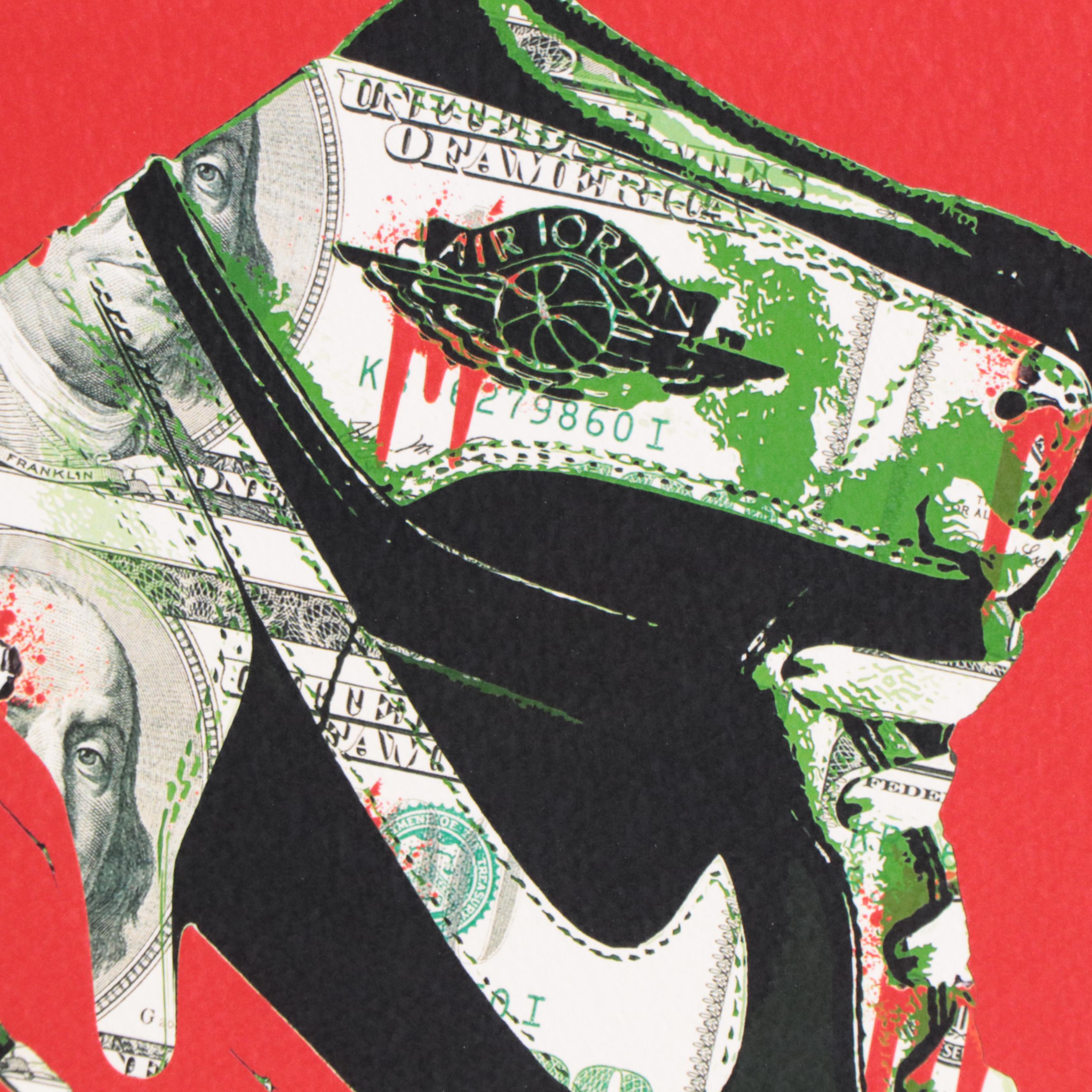 Death NYC Pop Art Graphic Print of Nikes, 2017