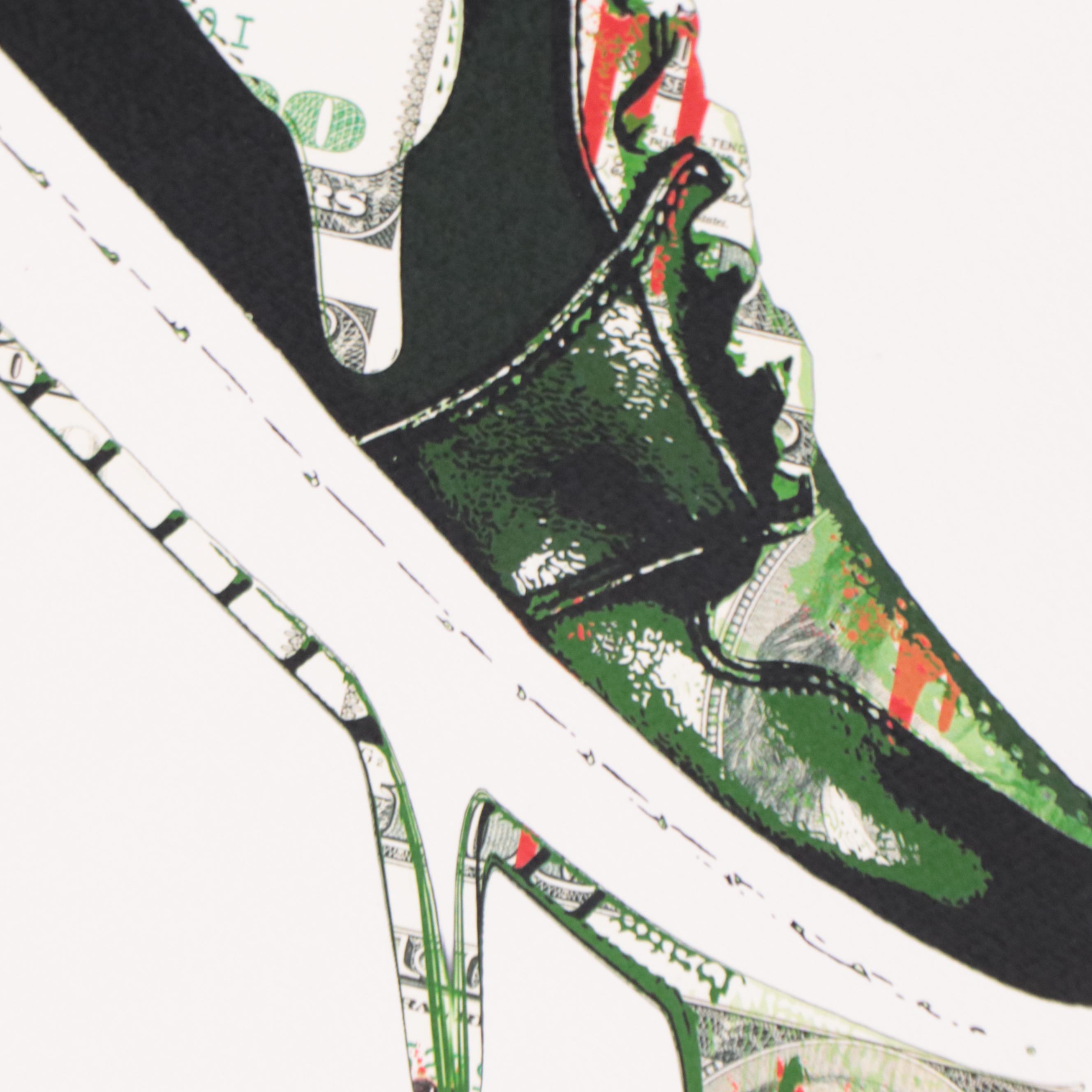 Death NYC Pop Art Graphic Print of Nikes, 2017