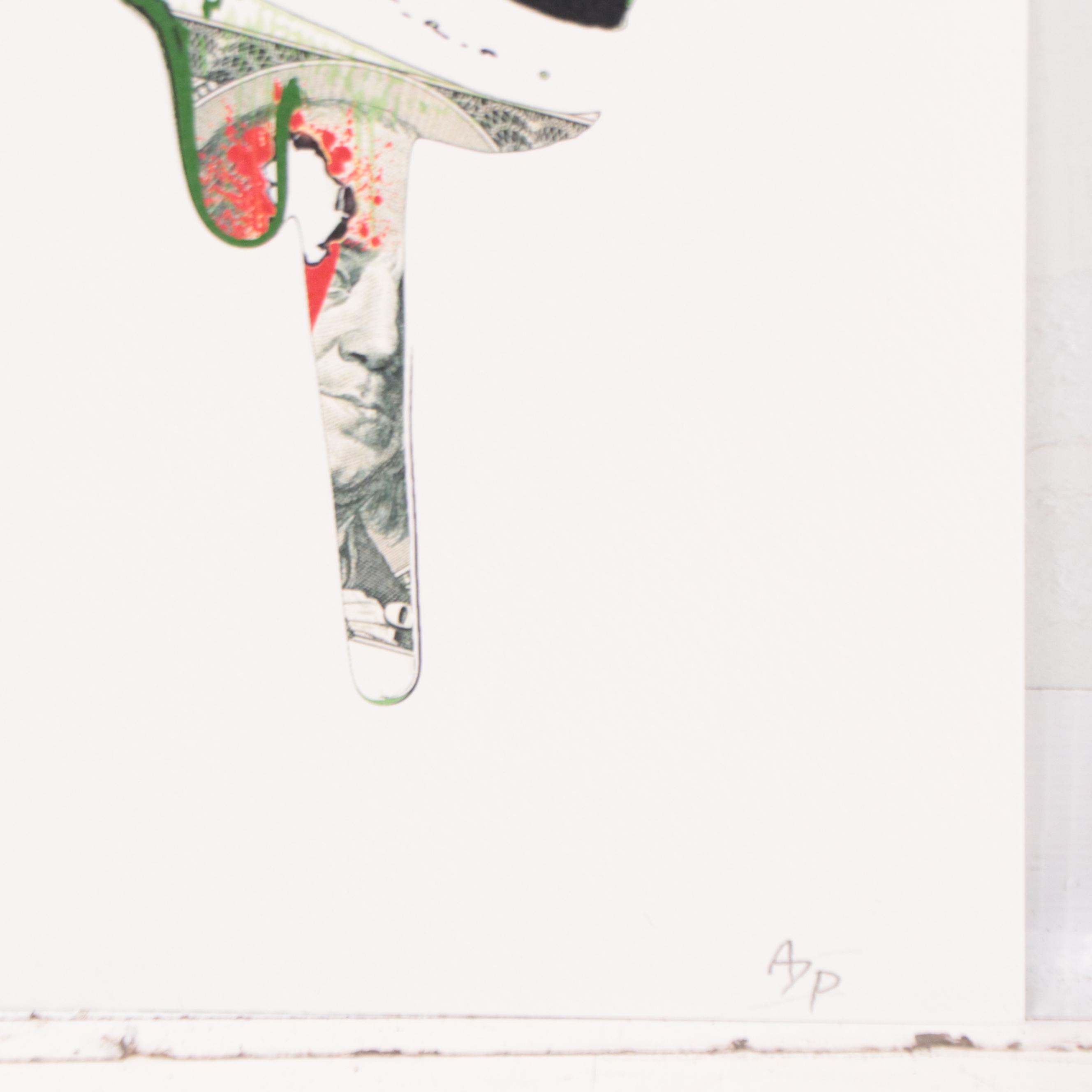 Death NYC Pop Art Graphic Print of Nikes, 2017