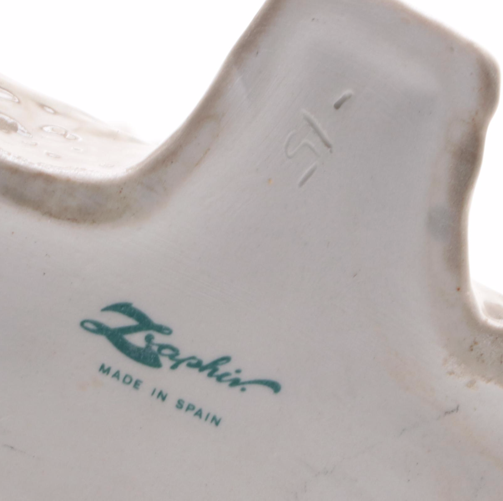 Zaphir Pair of Squirrels Porcelain Vase, Mid to Late 20th Century