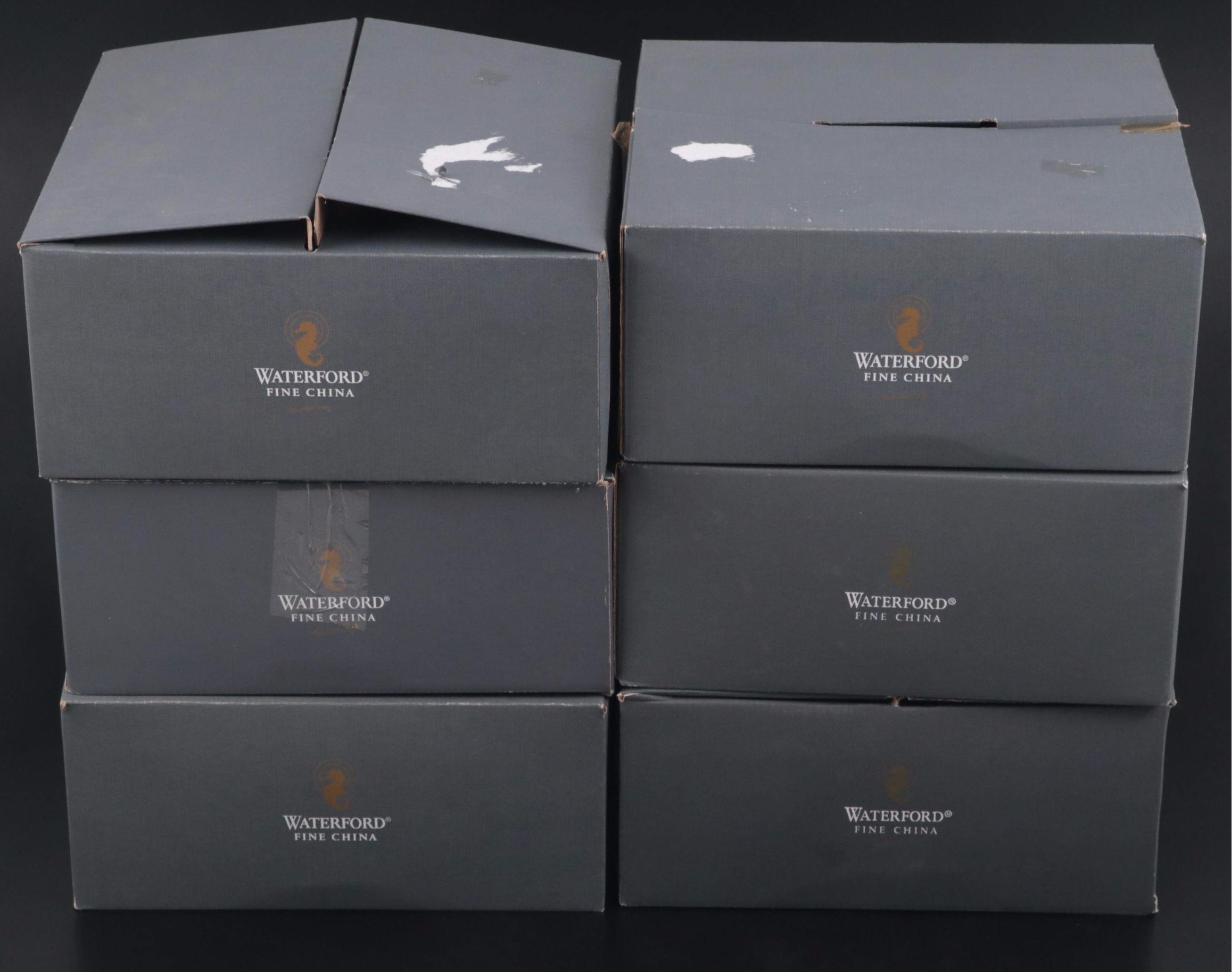 Waterford "Crosshaven" Dinnerware With Butter Dish