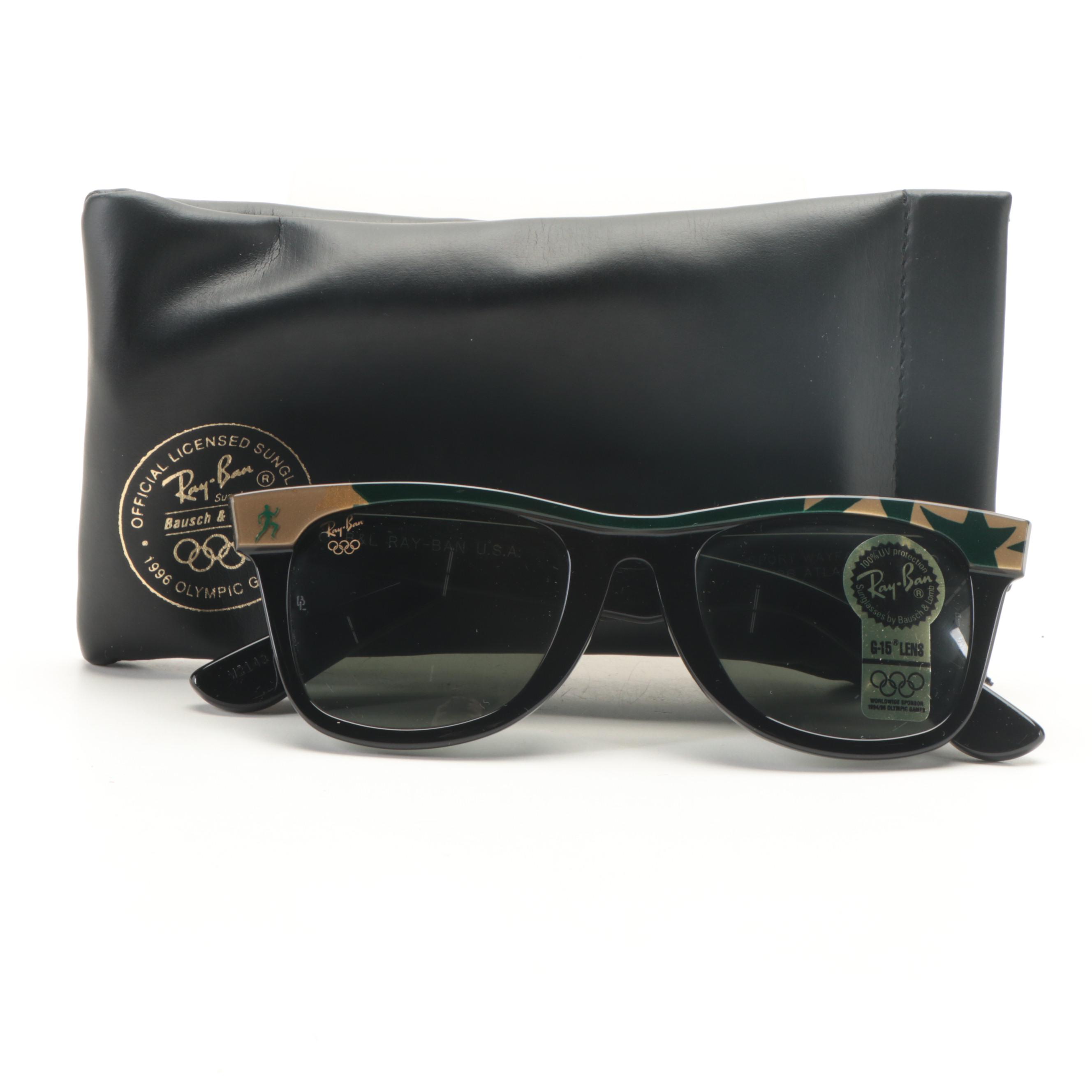 Ray-Ban Bauch & Lomb 1994/96 Atlanta Olympic Games G-15 Lens Sunglasses with Pin
