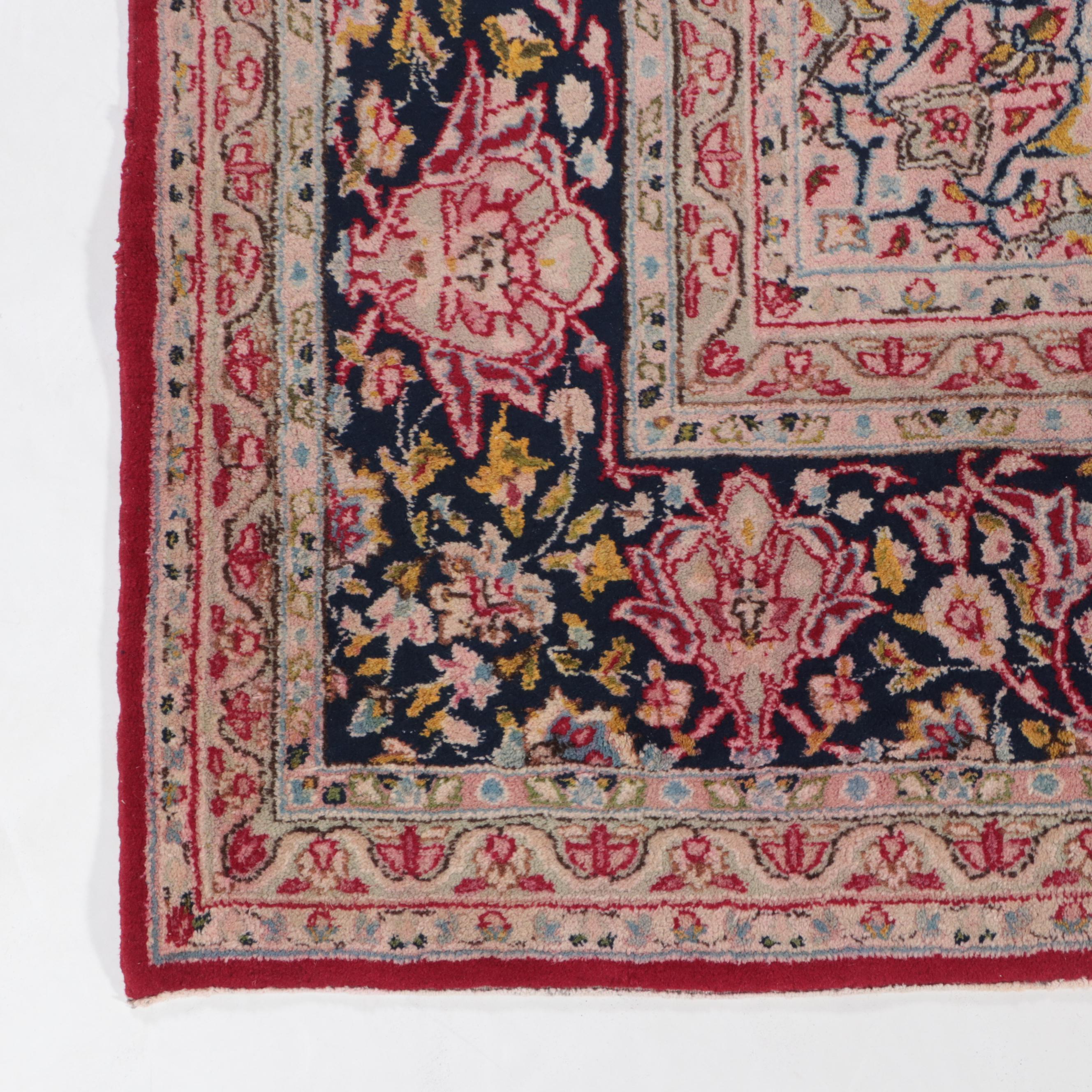 8' x 11'8 Hand-Knotted Persian Kerman Area Rug