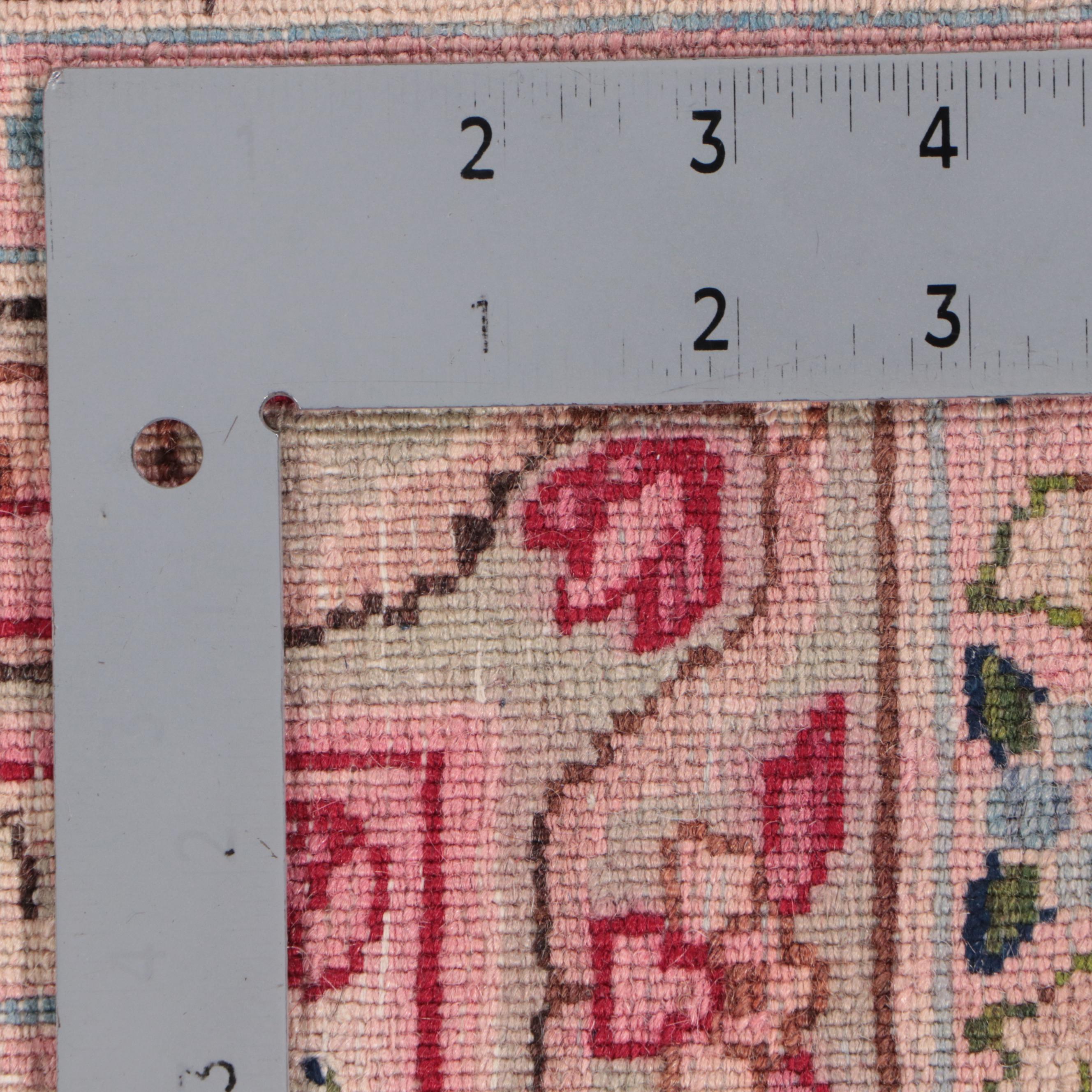 8' x 11'8 Hand-Knotted Persian Kerman Area Rug