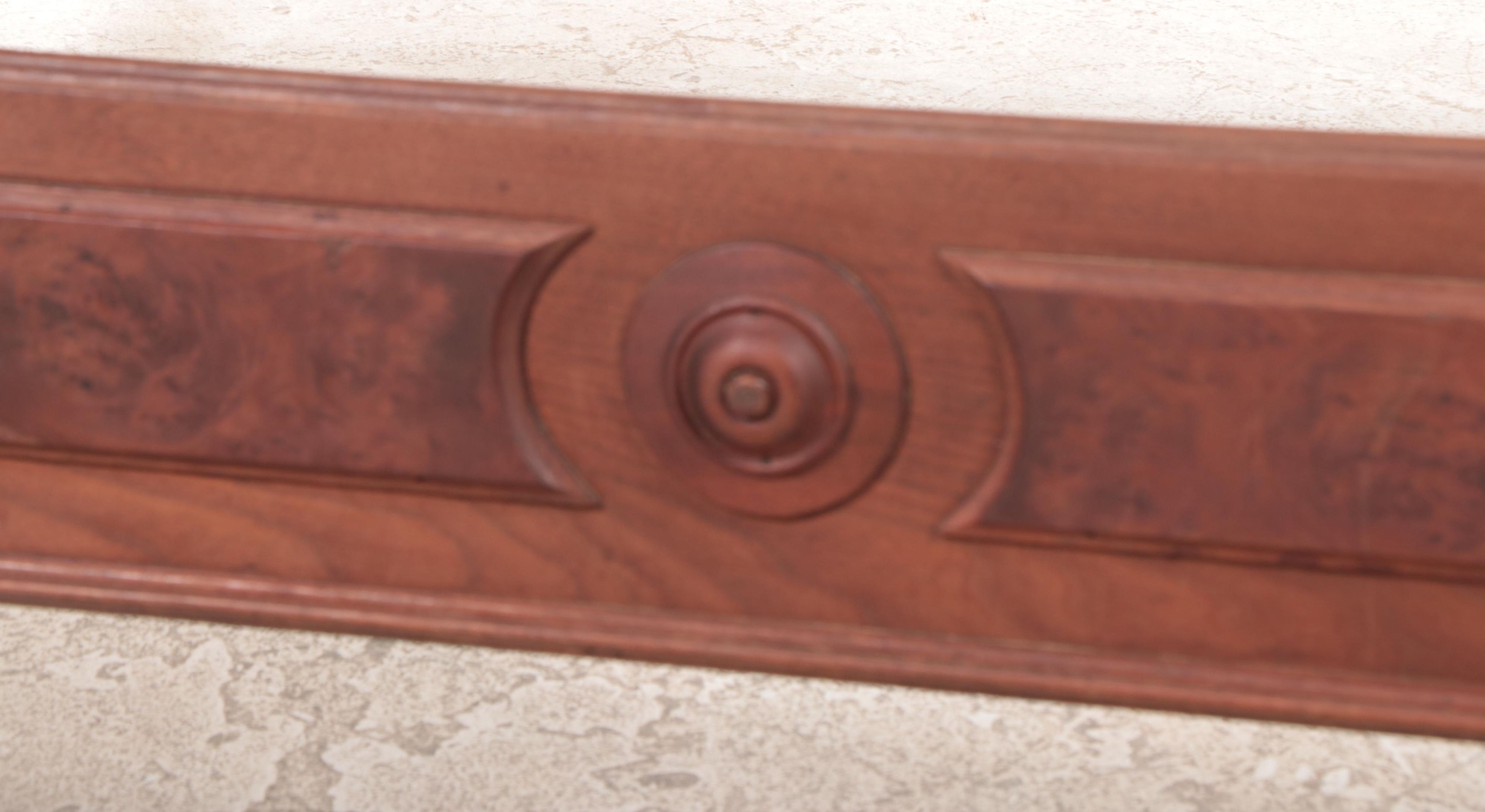 Victorian Renaissance Revival Walnut Bed in Full Size