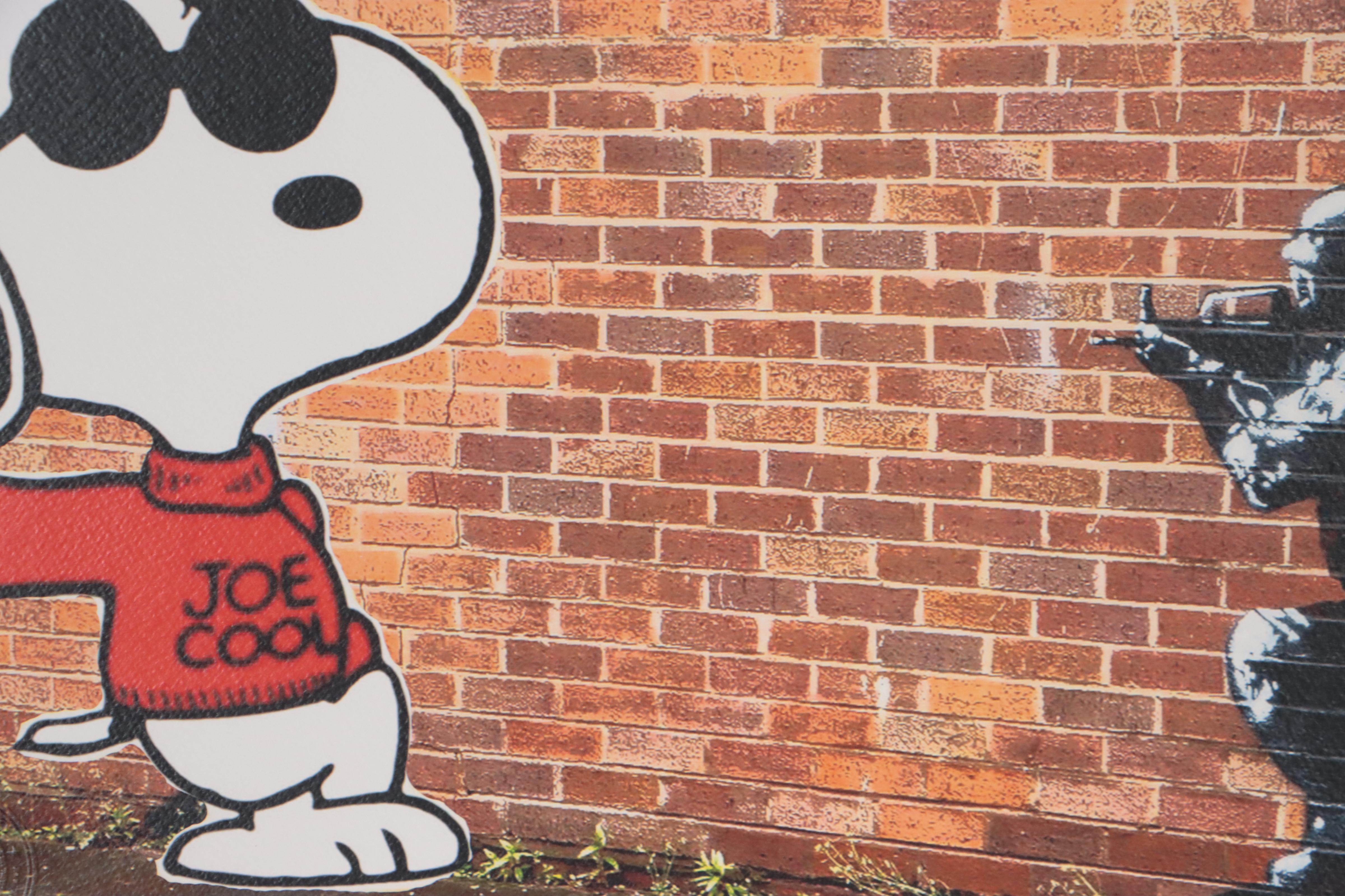 Death NYC Pop Art Graphic Prints of Banksy and Peanuts, 2022