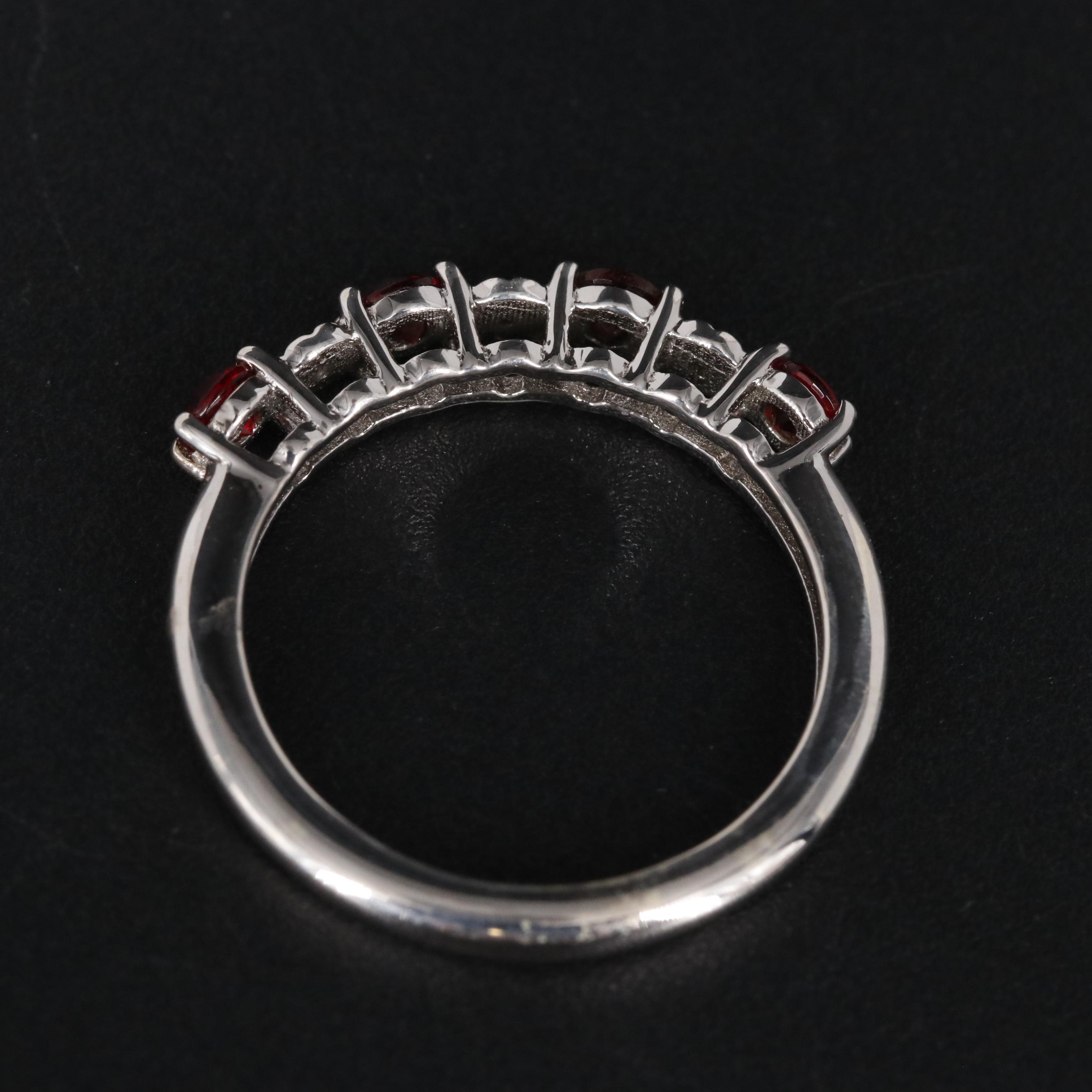 Sterling Ruby and Cubic Zirconia Ring