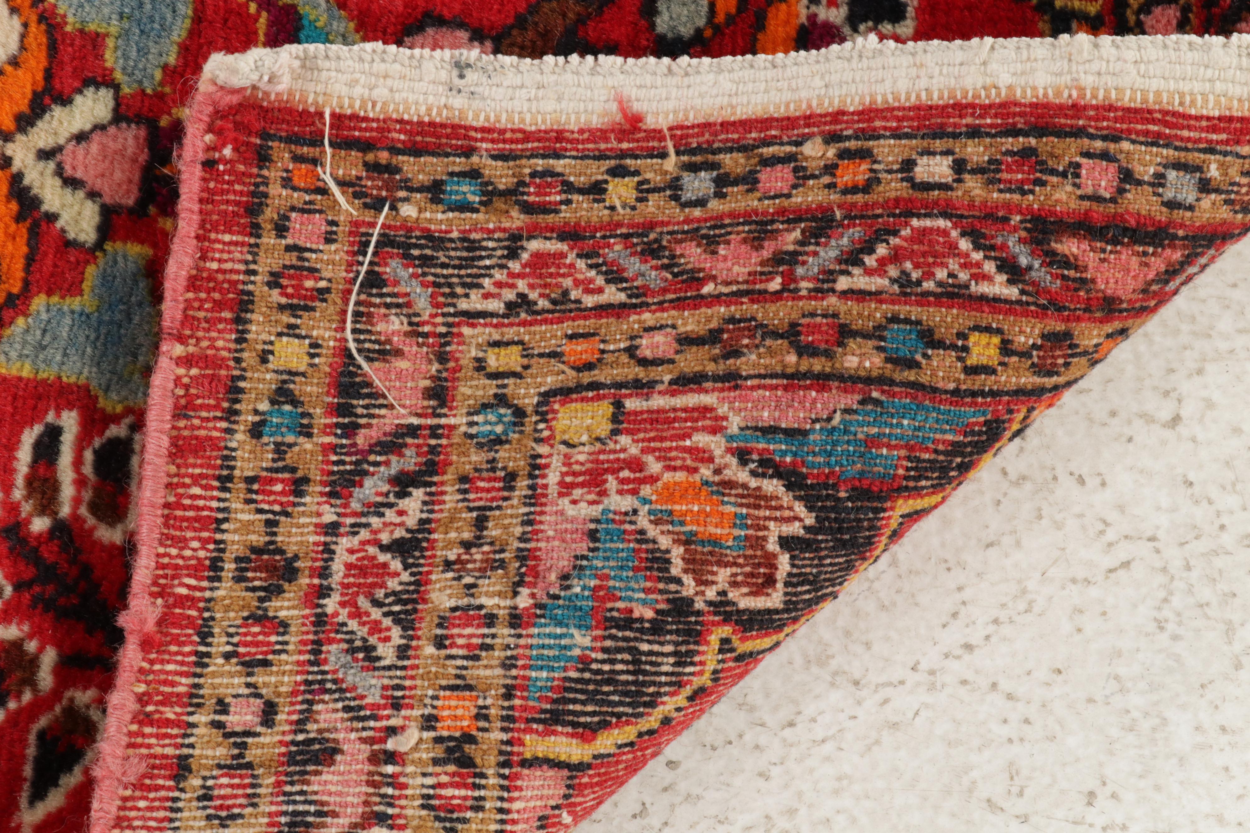 2'3 x 4'2 Hand-Knotted Persian Lilihan Rug, 1970s