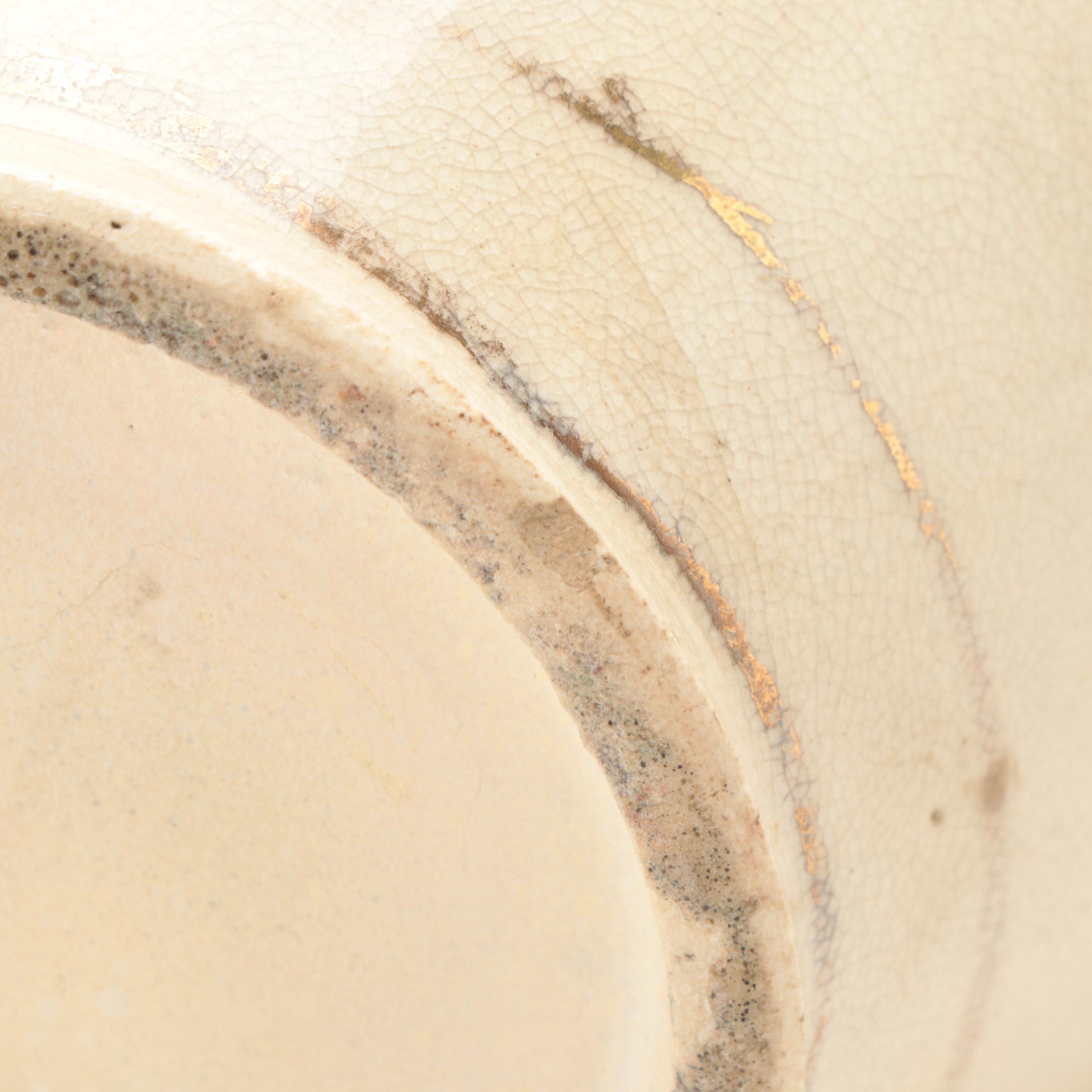 Japanese Satsuma Earthenware Ring-Handled Vase