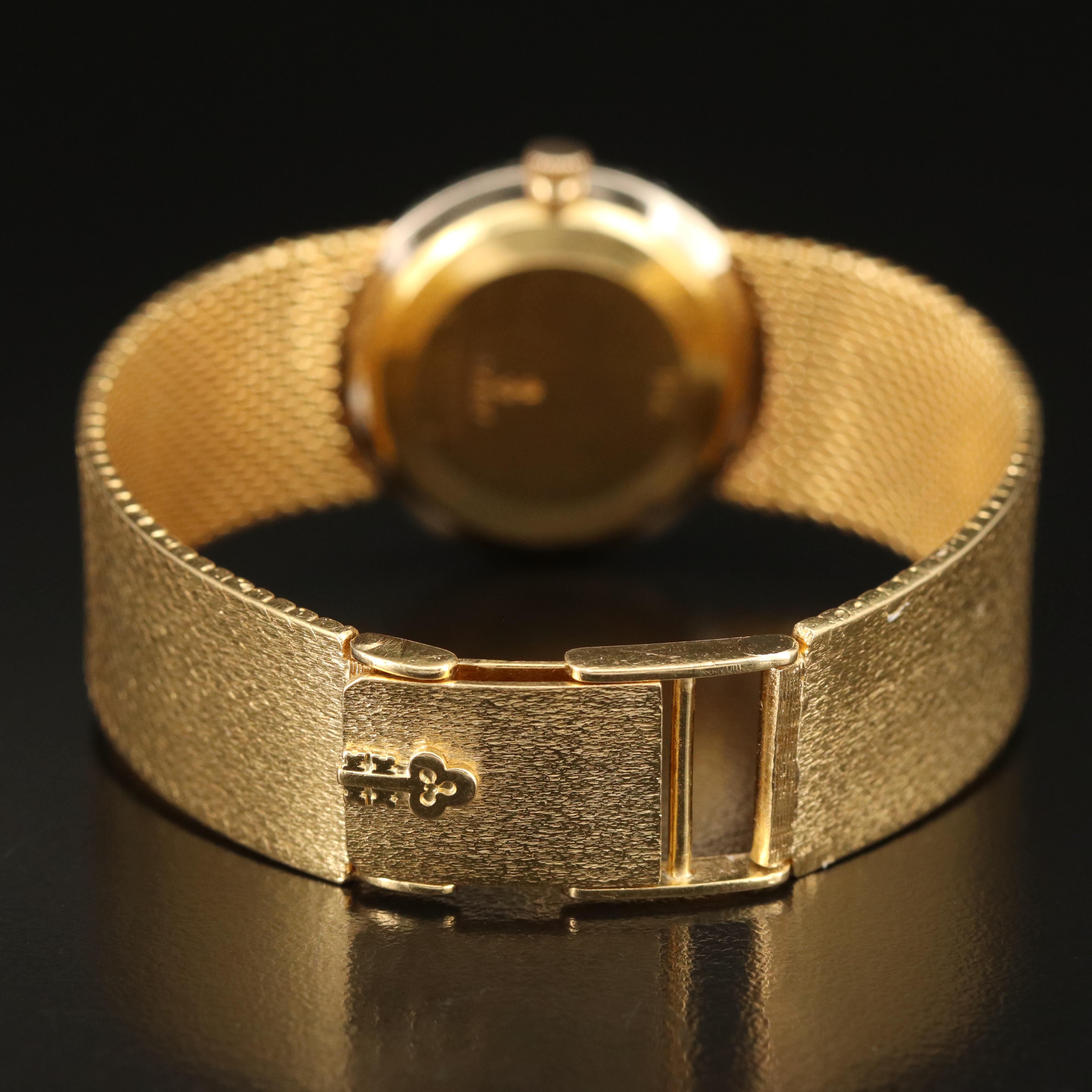 18K Corum Diamond Stem Wind Watch