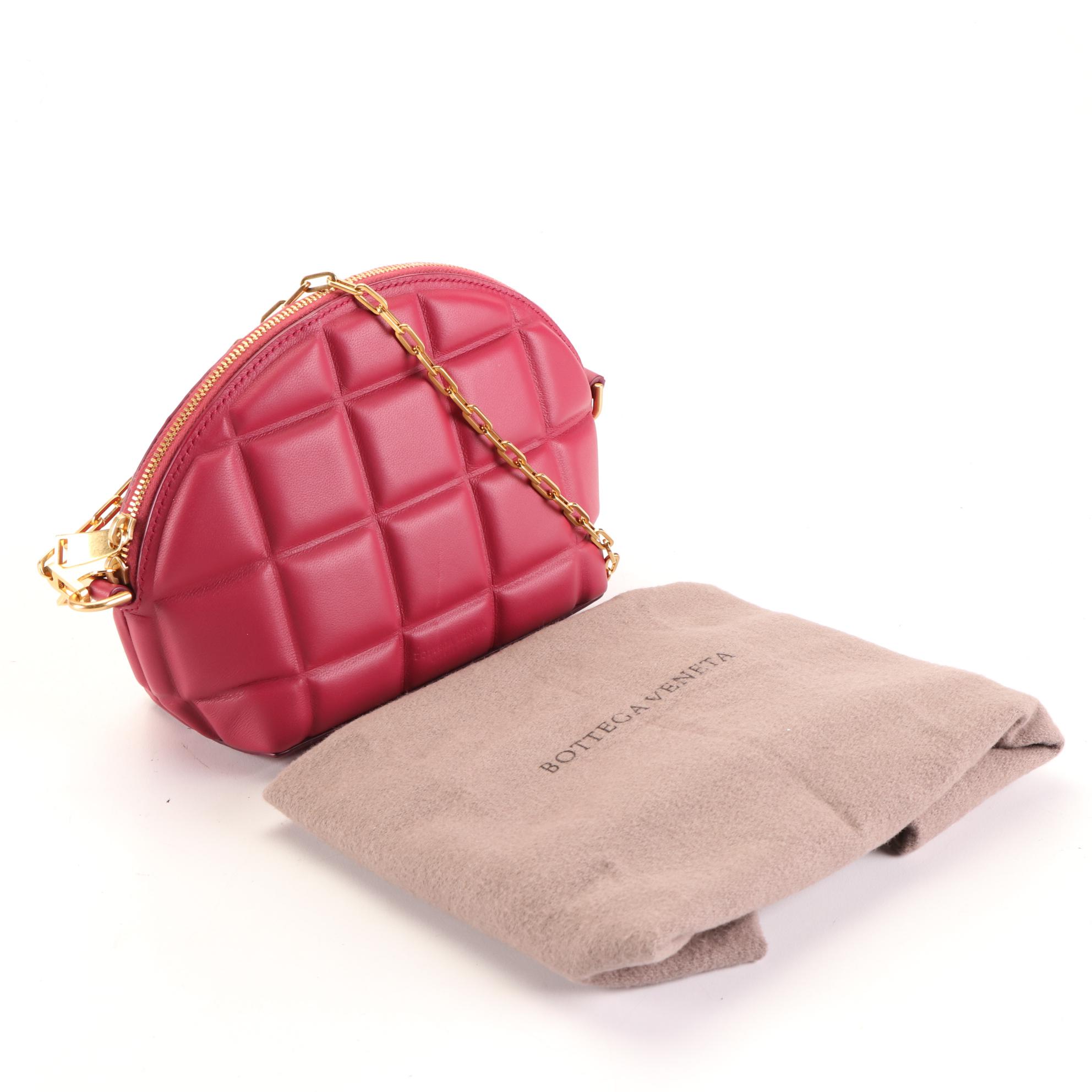 Bottega Veneta Mini Half Moon in Padded Leather