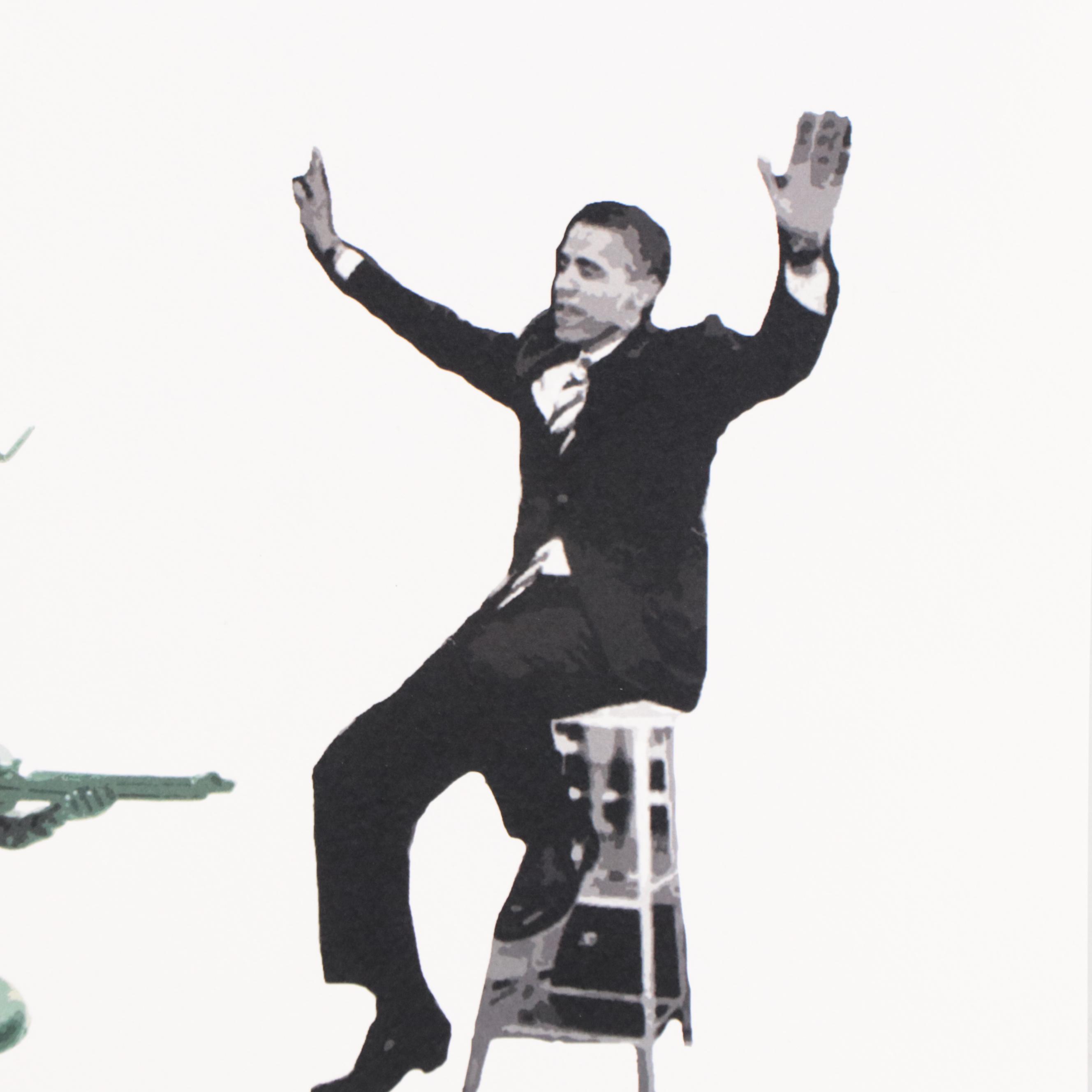 Death NYC Pop Art Graphic Print of President Obama, 2020