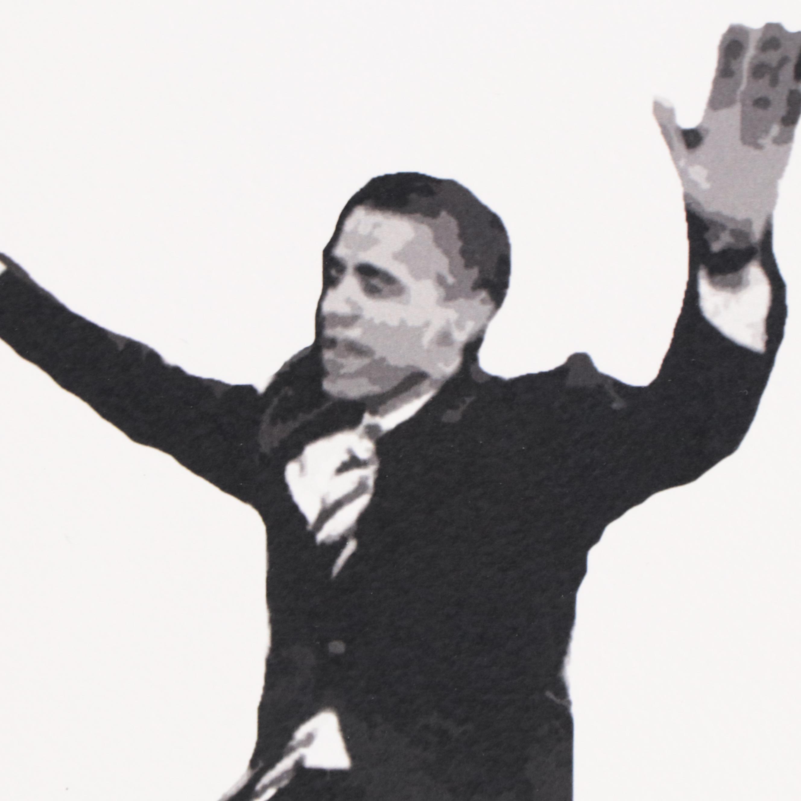 Death NYC Pop Art Graphic Print of President Obama, 2020