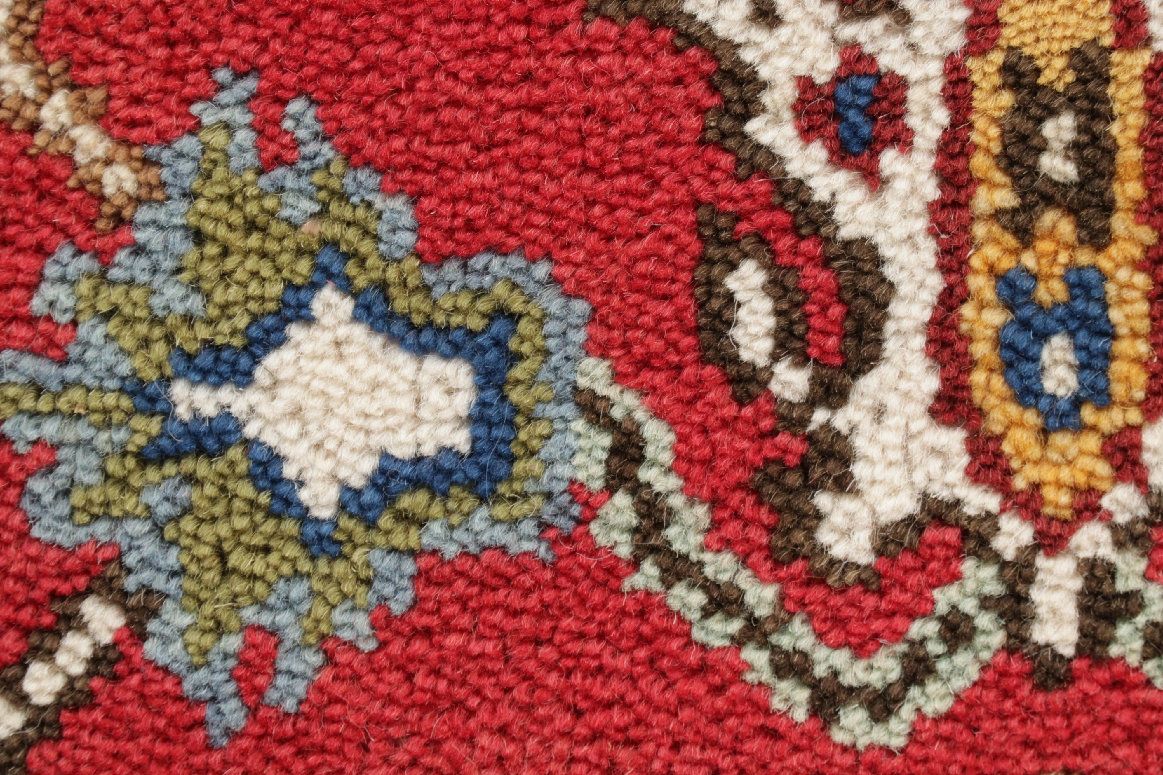 2'1 x 4' Hand-Knotted Indo-Caucasian Kazak Rug, 2010s
