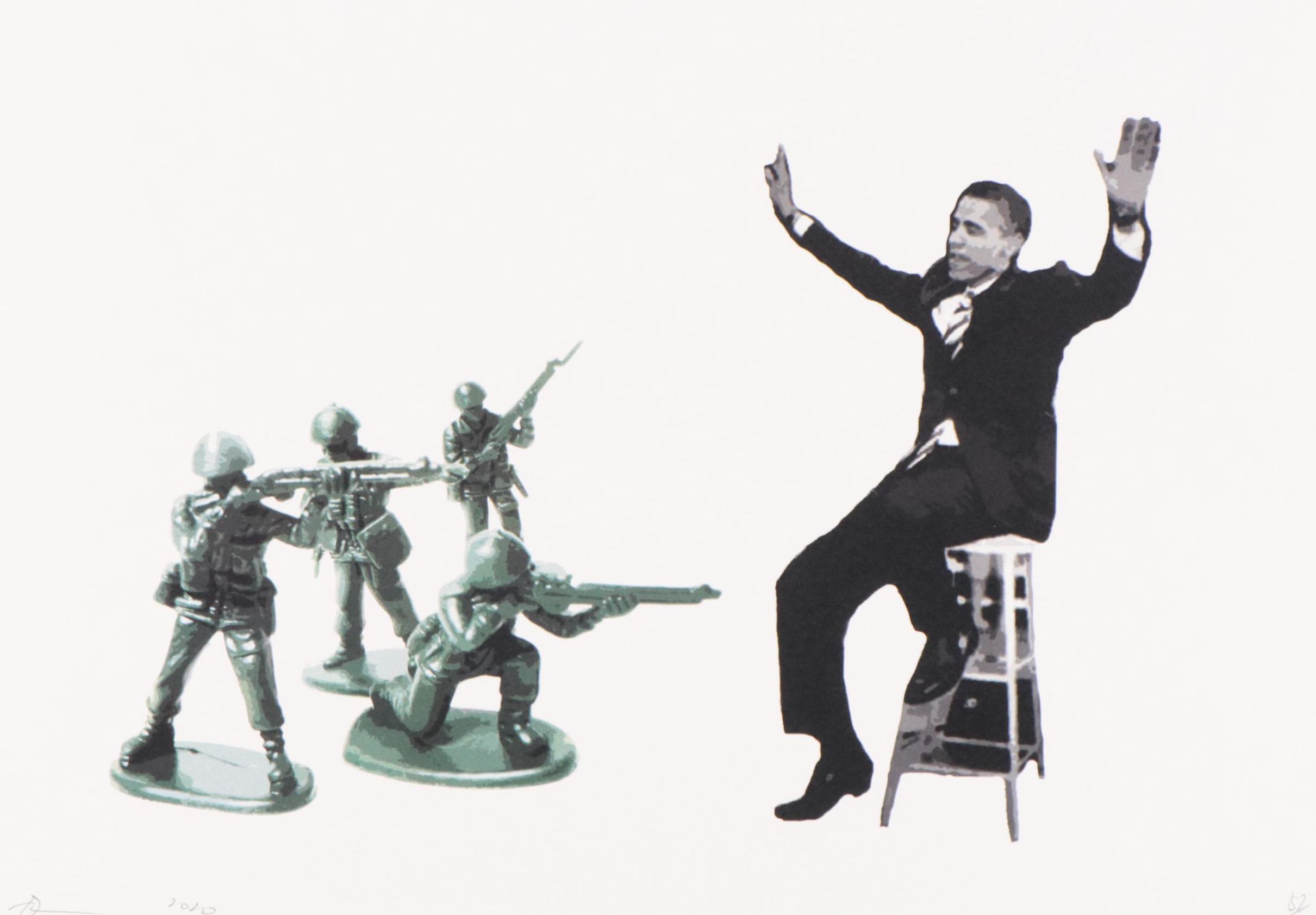 Death NYC Pop Art Graphic Print of President Obama, 2020