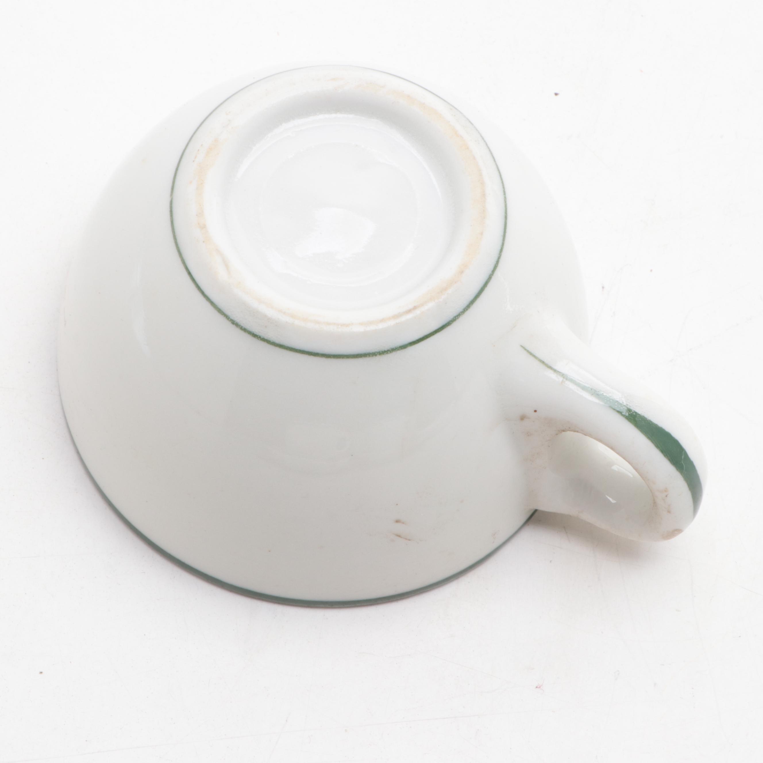 Carr China Co. Winton Masonic Lodge No. 614 Ceramic Dinnerware and Serveware