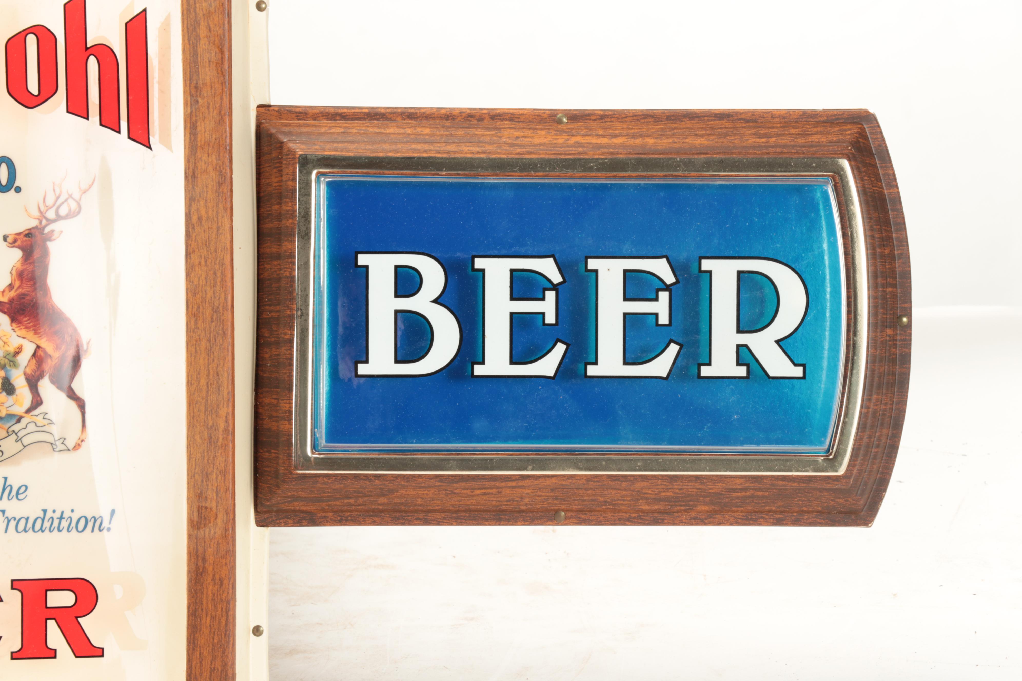 Hudepohl Brewing Co. Beer Advertising Wall Sign, Circa 1970s