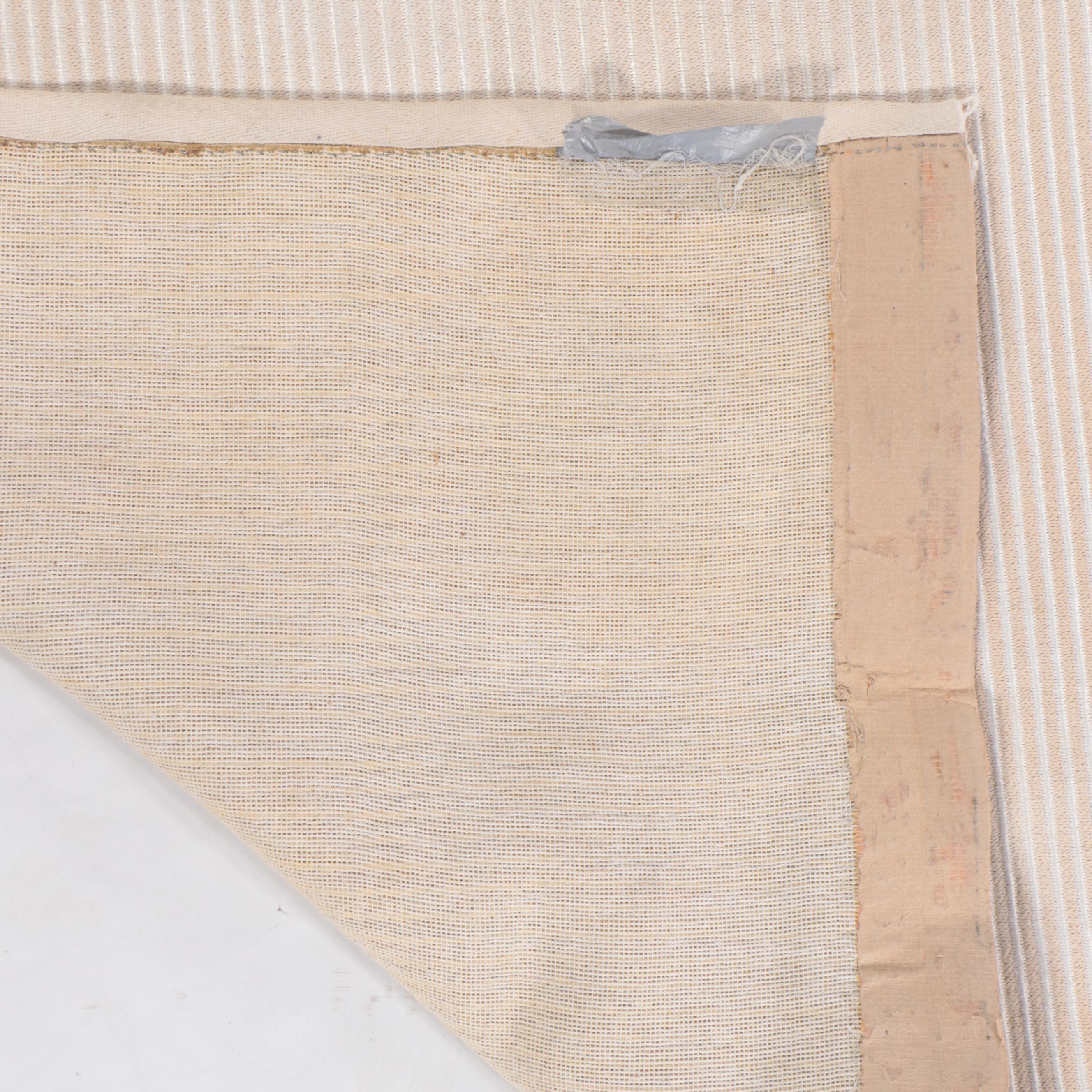 4'6 x 12'9 Machine Made Striped Long Rug