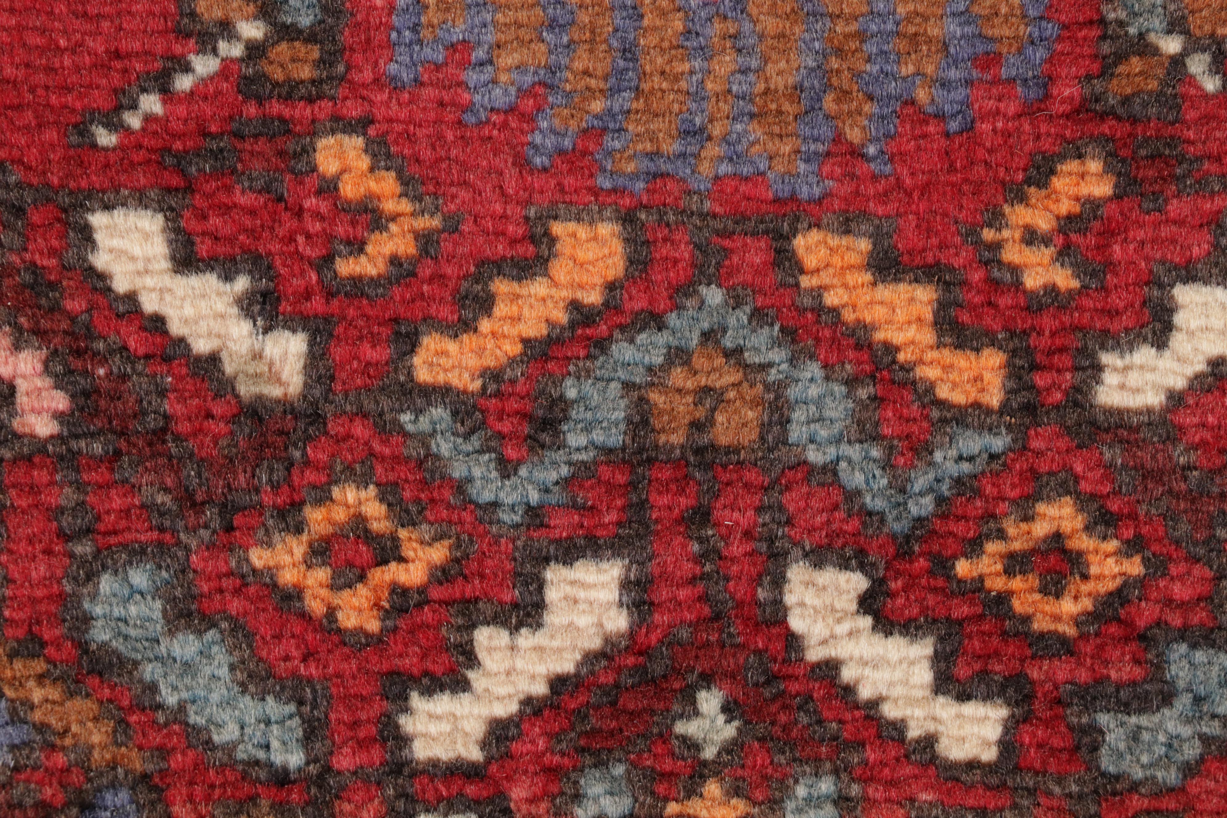 3'6 x 4'10 Hand-Knotted Persian Zanjan Rug, 1970s