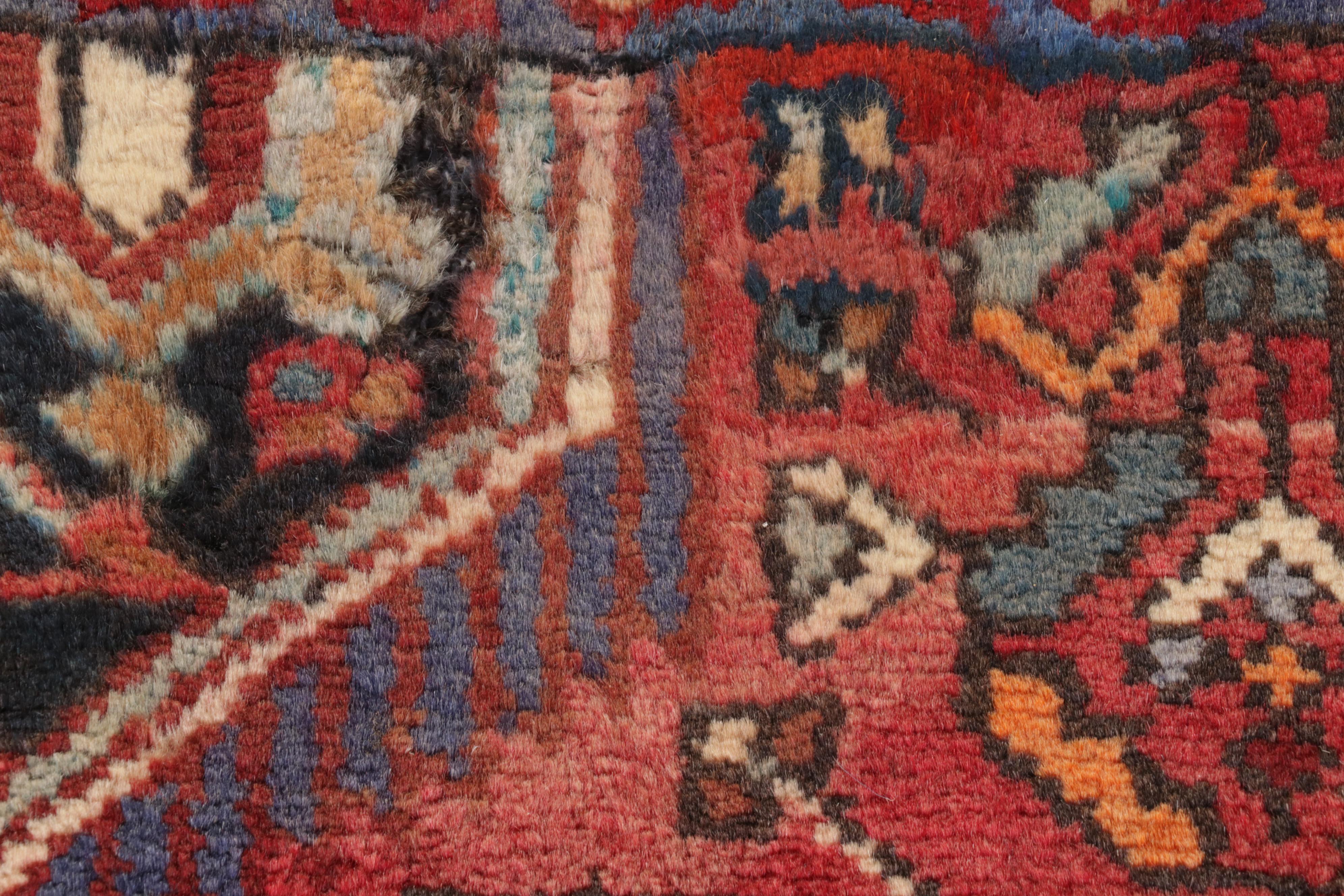 3'6 x 4'10 Hand-Knotted Persian Zanjan Rug, 1970s