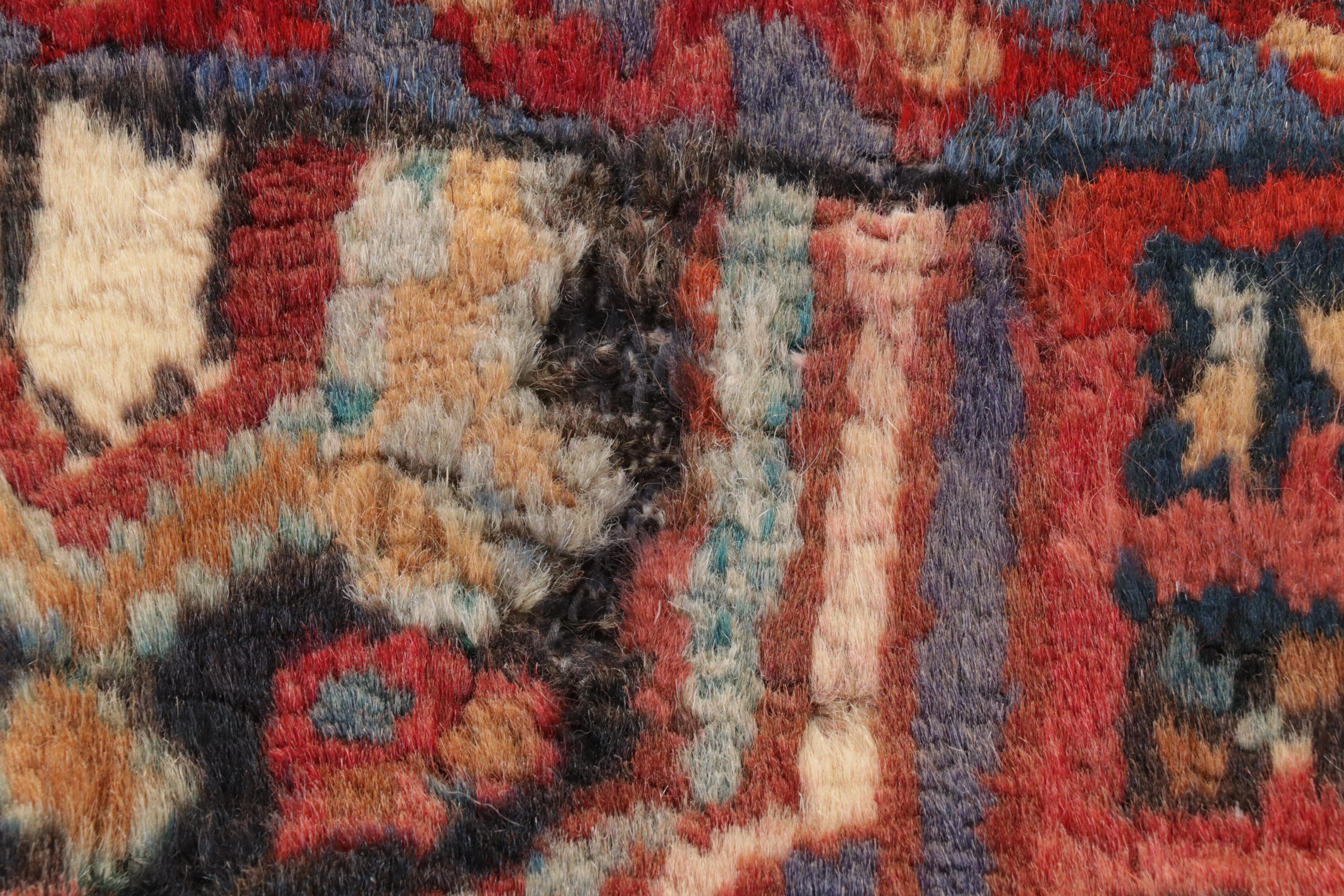 3'6 x 4'10 Hand-Knotted Persian Zanjan Rug, 1970s