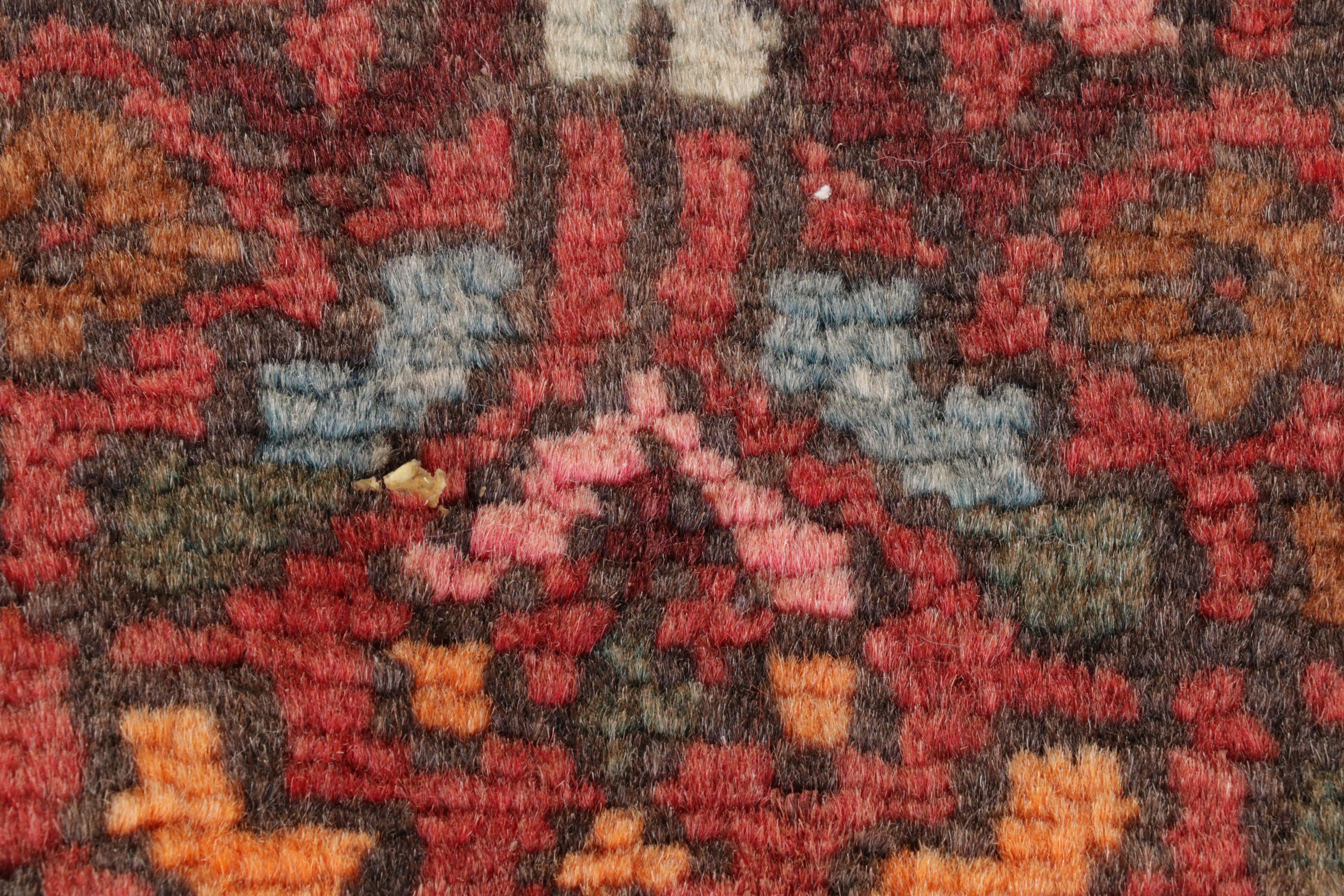 3'6 x 4'10 Hand-Knotted Persian Zanjan Rug, 1970s