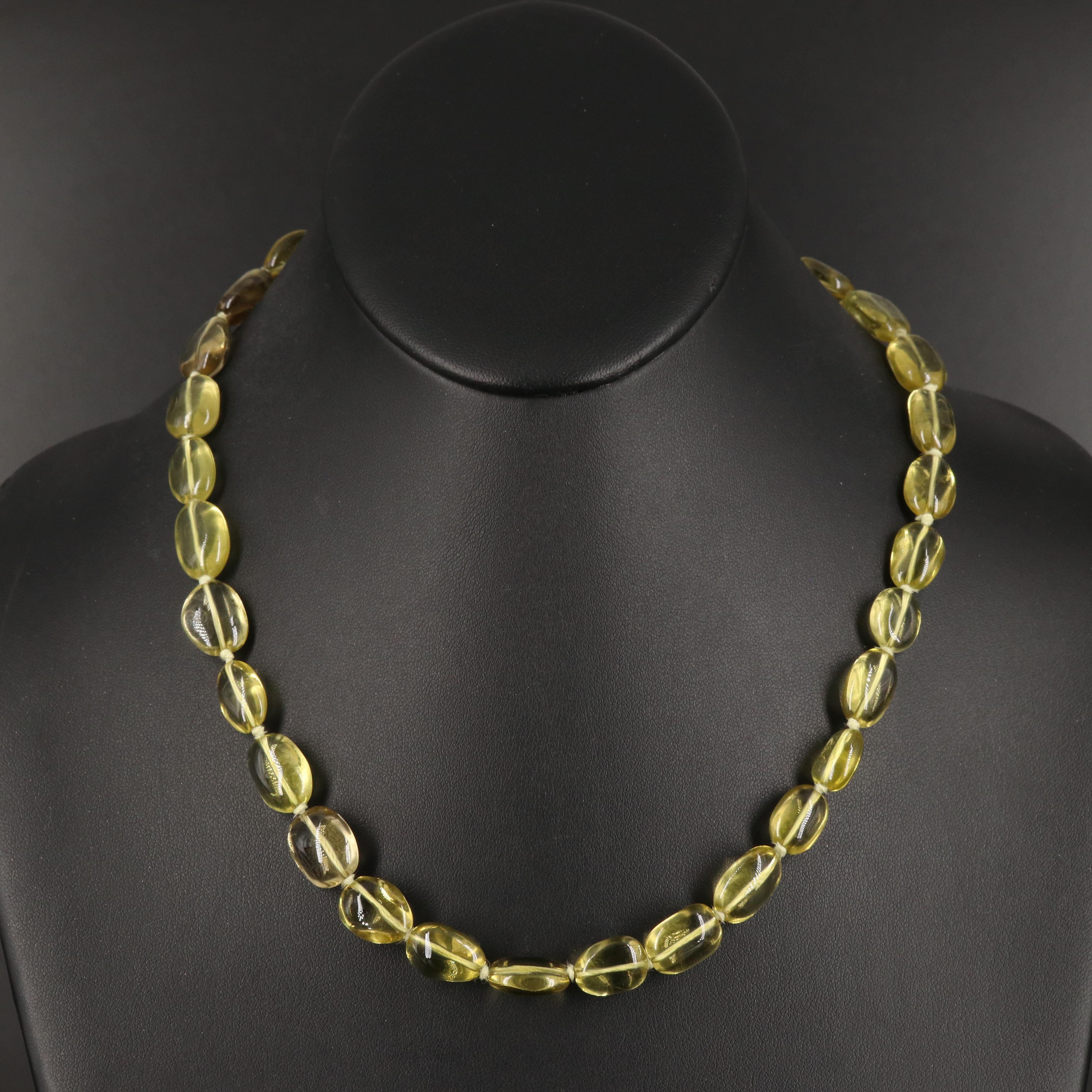 Paloma Picasso for Tiffany & Co. Citrine Bead Necklace with Branded Folder