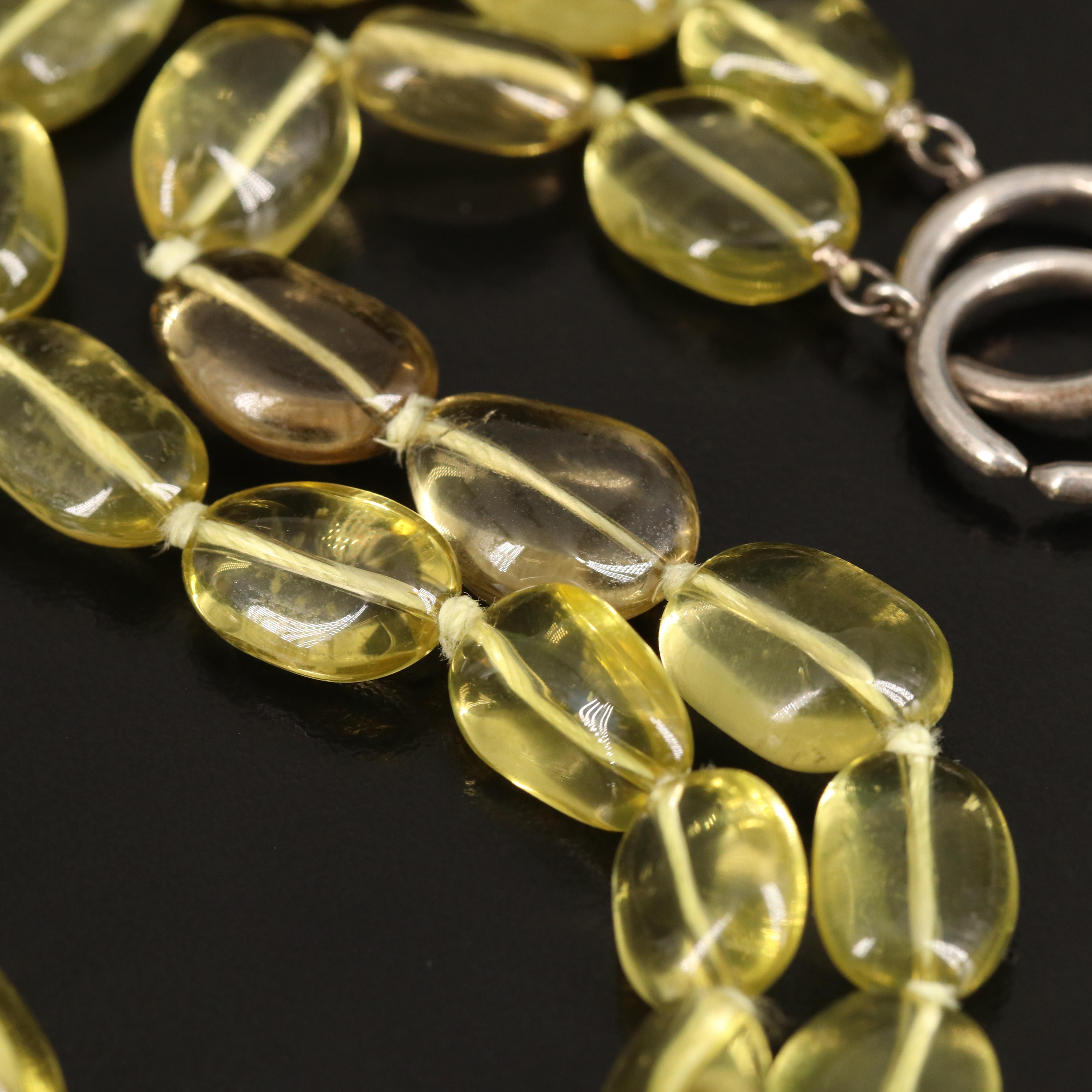 Paloma Picasso for Tiffany & Co. Citrine Bead Necklace with Branded Folder