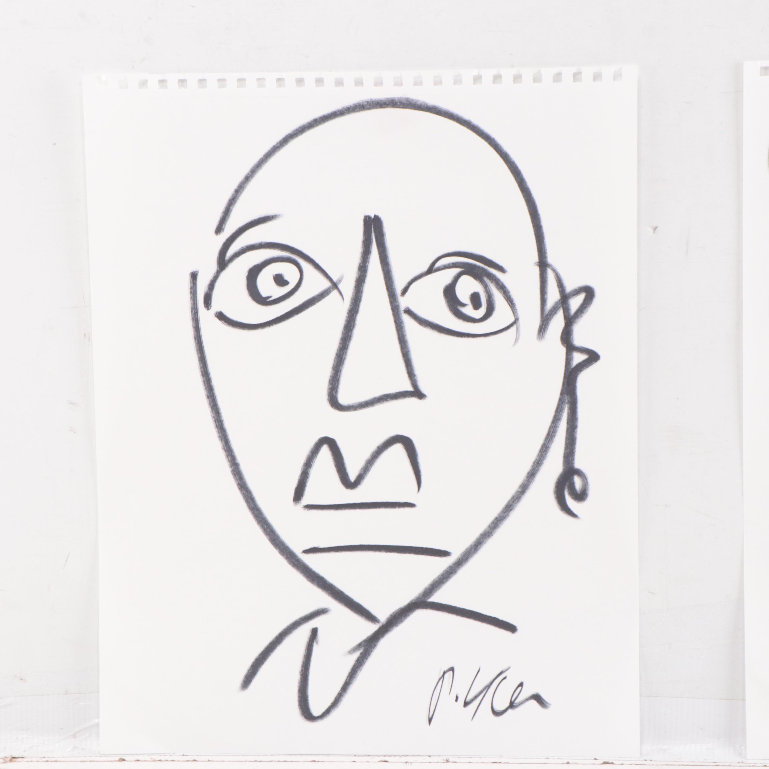 Peter Keil Ink Portraits