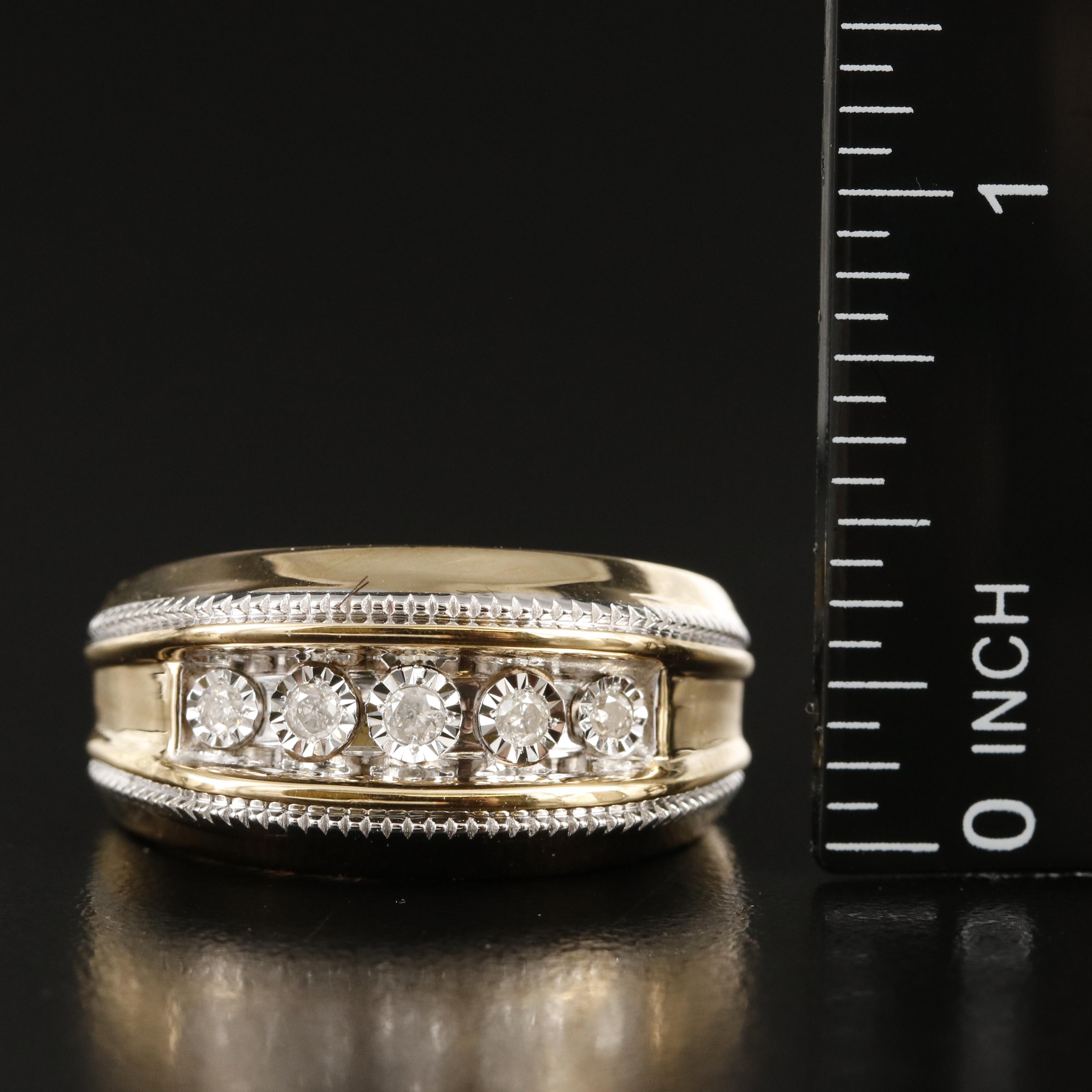 Sterling Diamond Ring