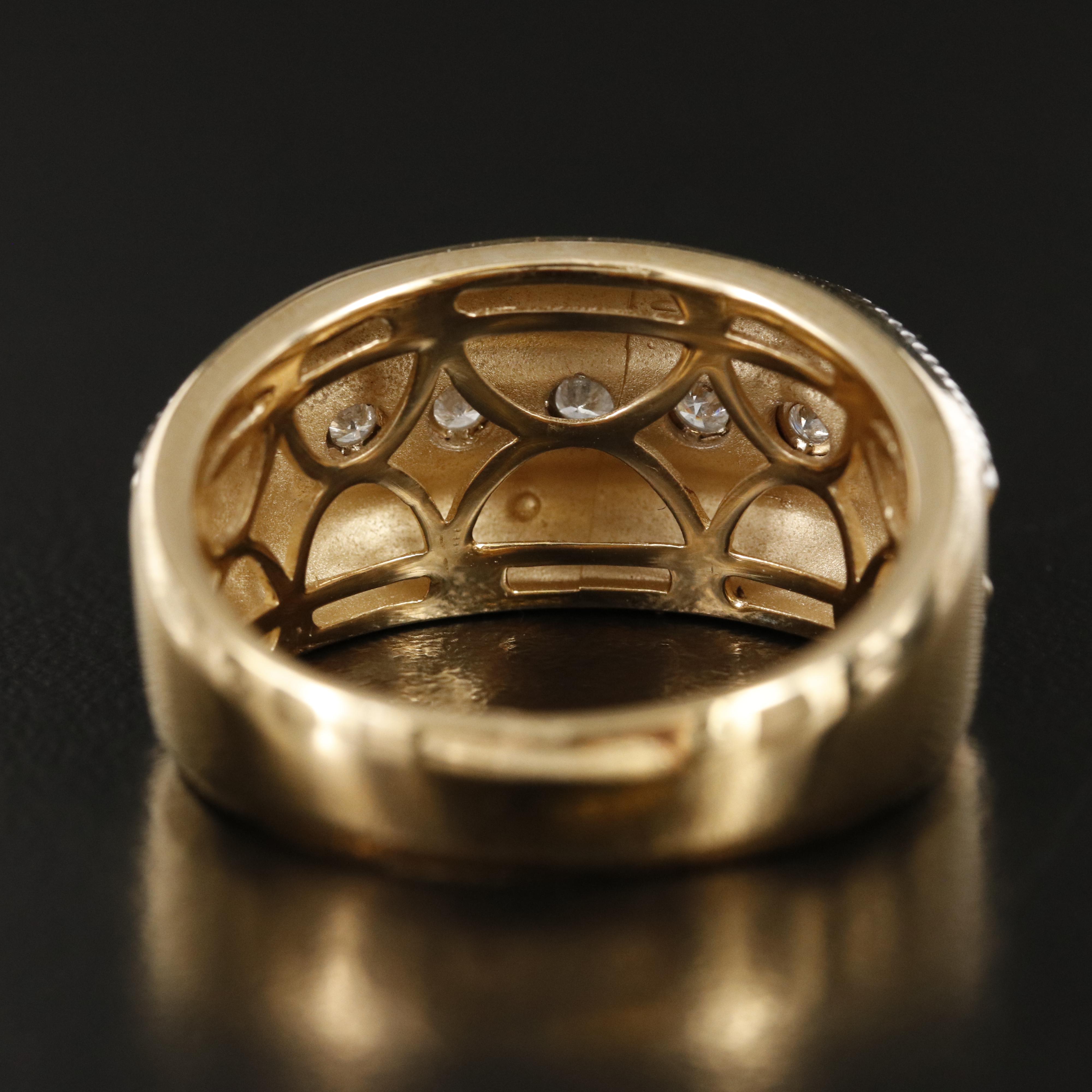 Sterling Diamond Ring