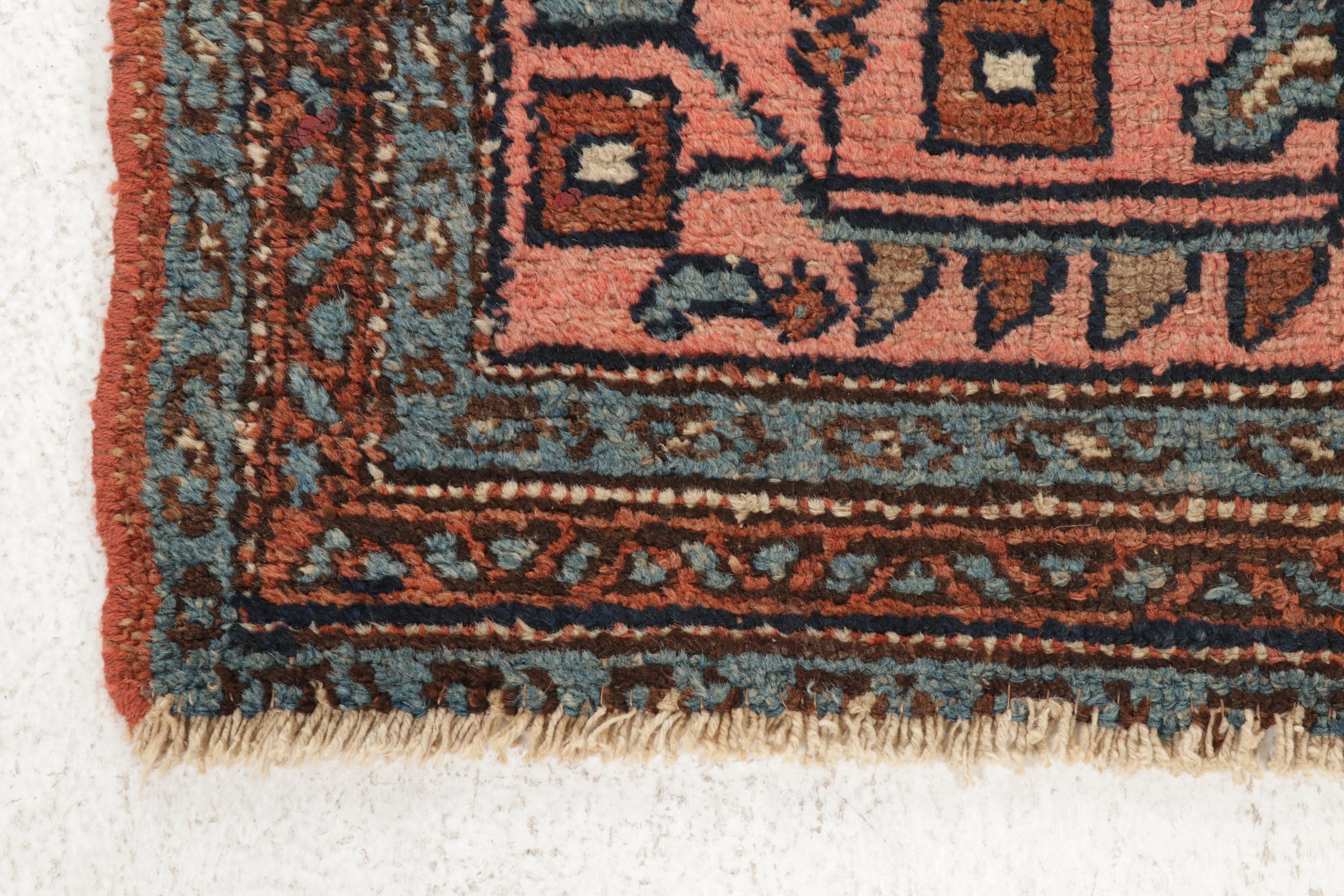 3'2 x 5'9 Hand-Knotted Persian Zanjan Rug, 1920s