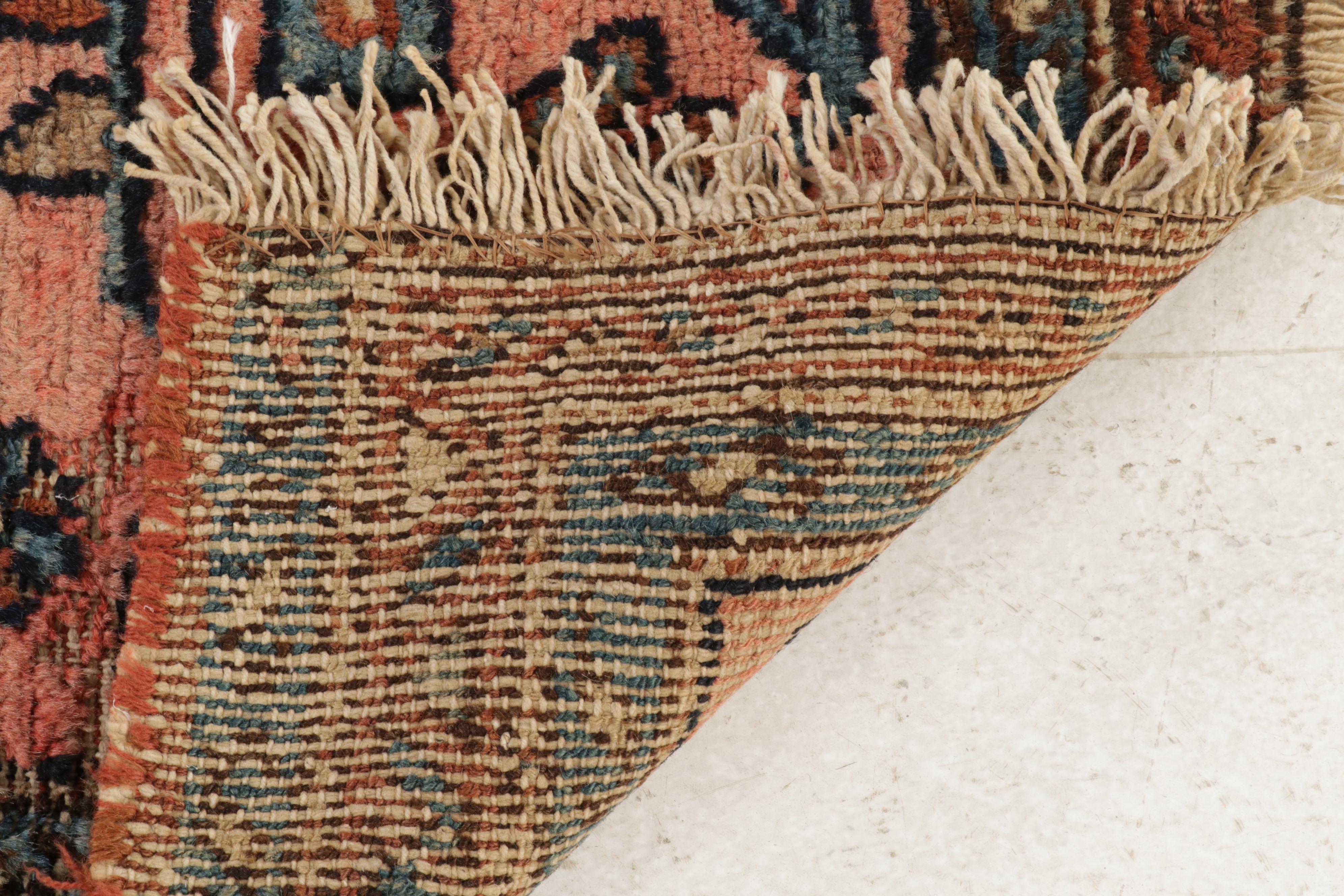 3'2 x 5'9 Hand-Knotted Persian Zanjan Rug, 1920s